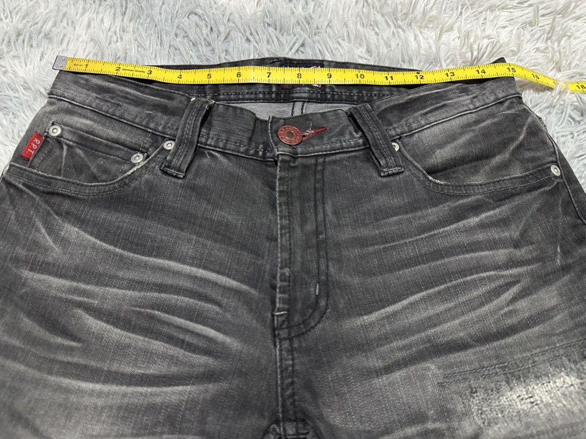 Number (N)ine 🔥Sick Y2K RPT Rupert Leather Patchwork Denim Distressed Size US 30 / EU 46 - 17 Thumbnail