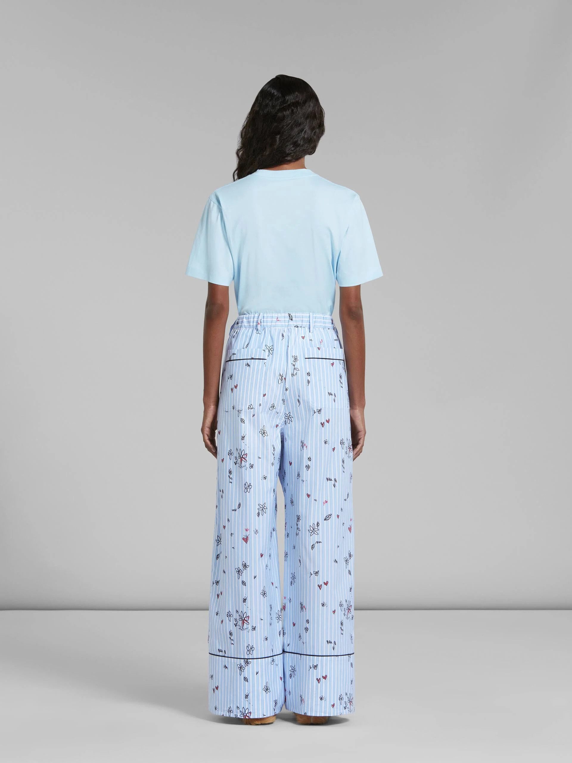 Marni o1w1db10824 Pants in Light Blue Size 34" / US 12 / IT 48 - 2 Thumbnail