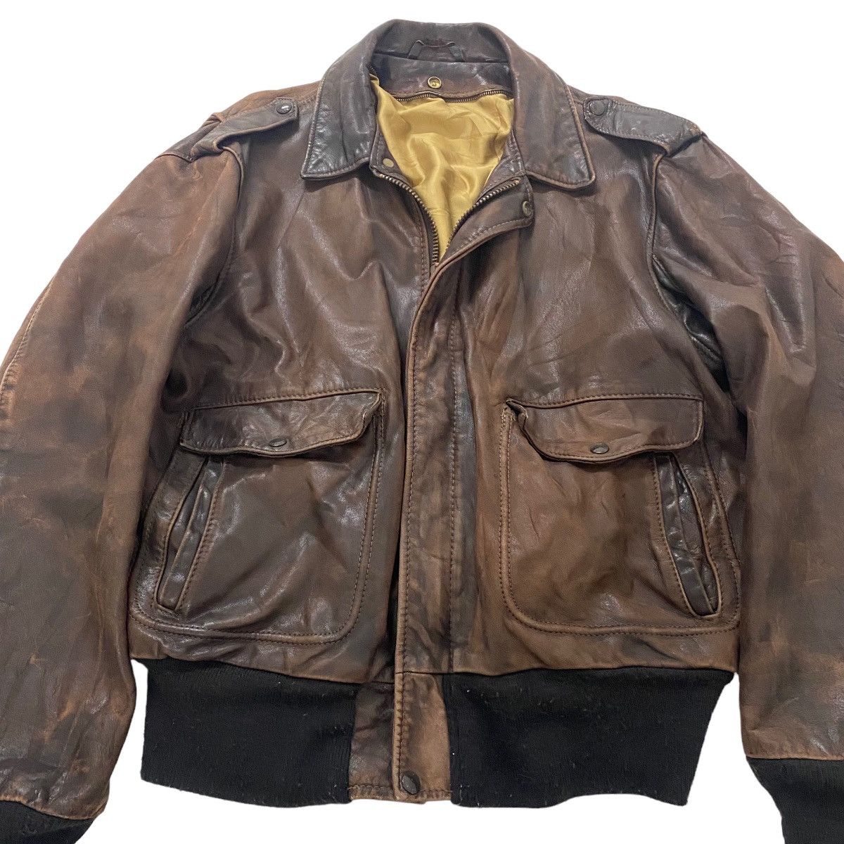 Schott ☀️Vintage Schott leather jacket size 44 Size US M / EU 48-50 / 2 - 3 Thumbnail