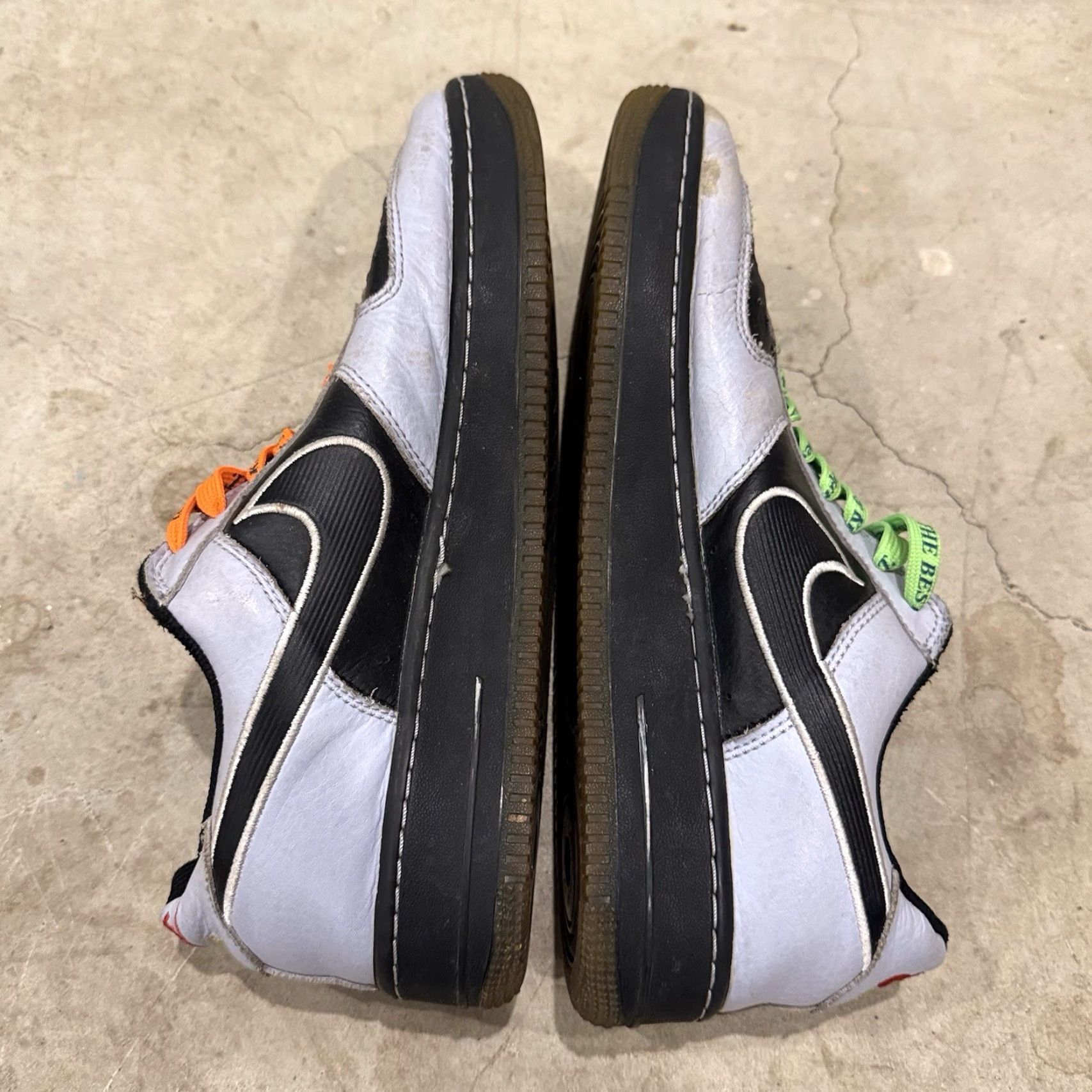 Nike VINTAGE Nike Air Force 1 Stealth Black Mens 12 306353-006 RARE Euro Exclusive Athletic Sneaker Size ONE SIZE - 7 Thumbnail