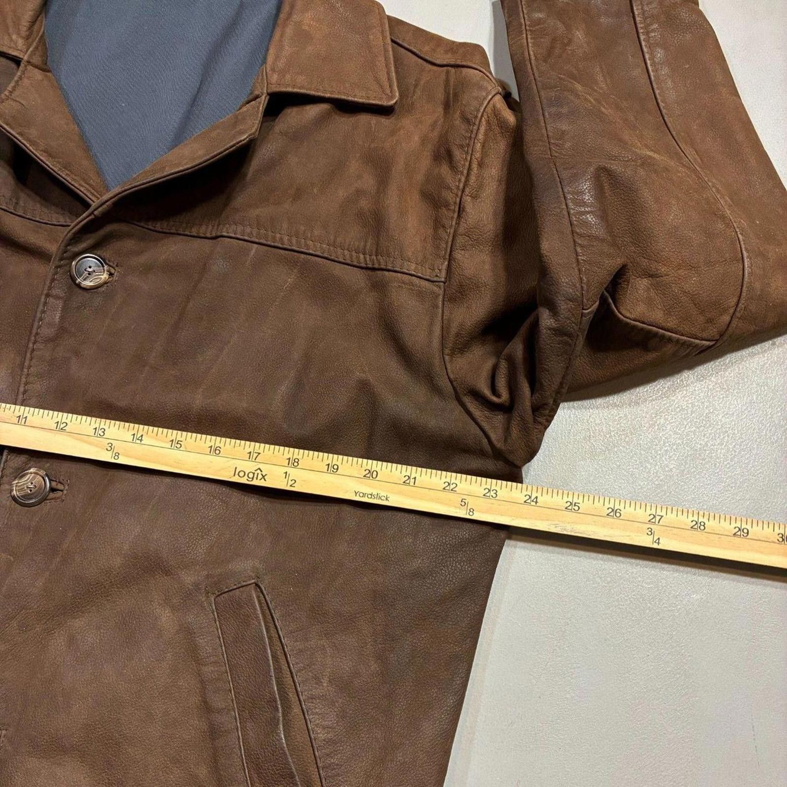 NBDN Nobrandedon Unbranded German-made Full Grain Nubuck Leather Jacket Size US M / EU 48-50 / 2 - 6 Thumbnail