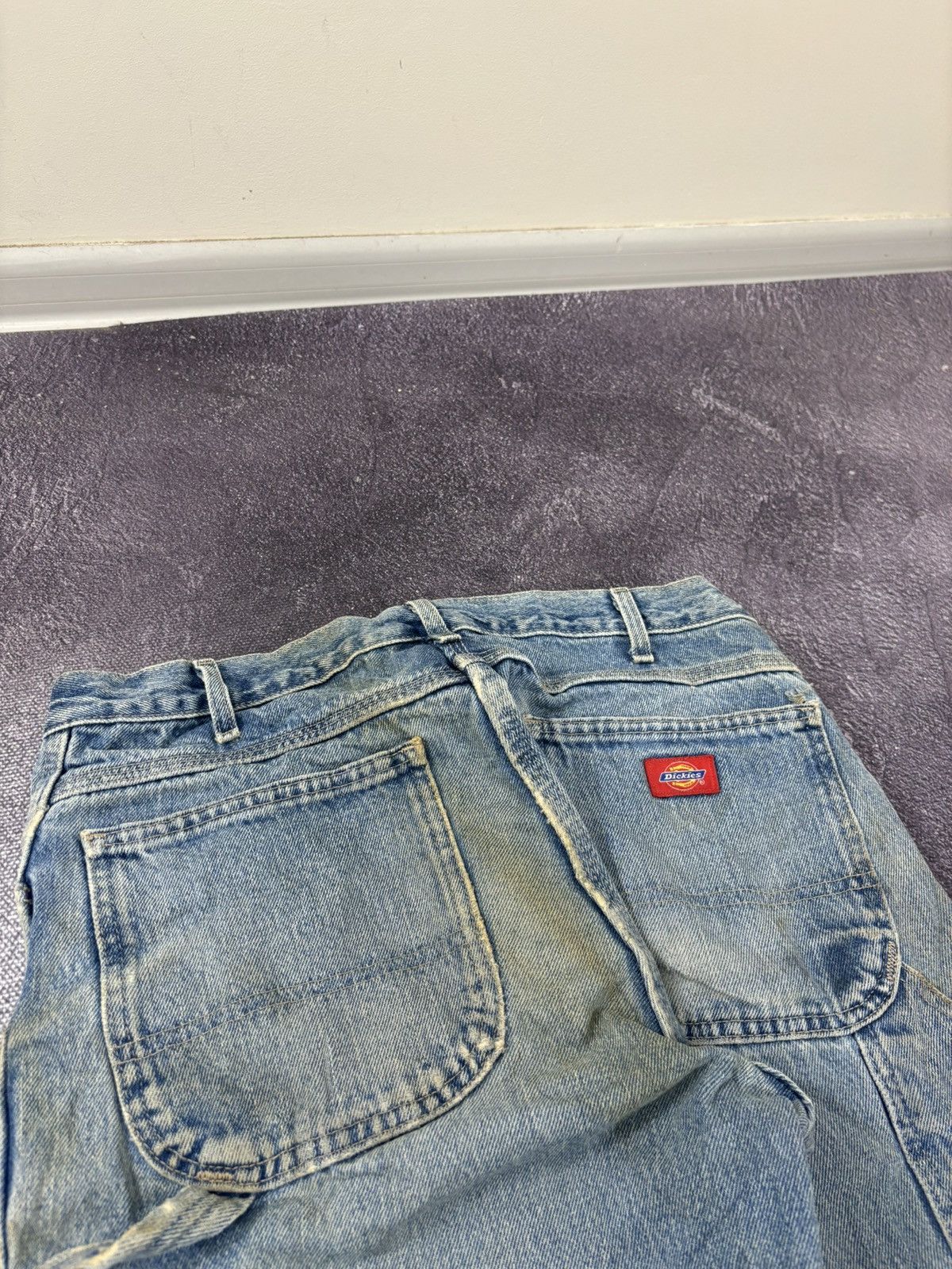 Dickies Vintage Dickies USA Denim Faded Blue Skate Hype Jeans Size US 34 / EU 50 - 7 Thumbnail