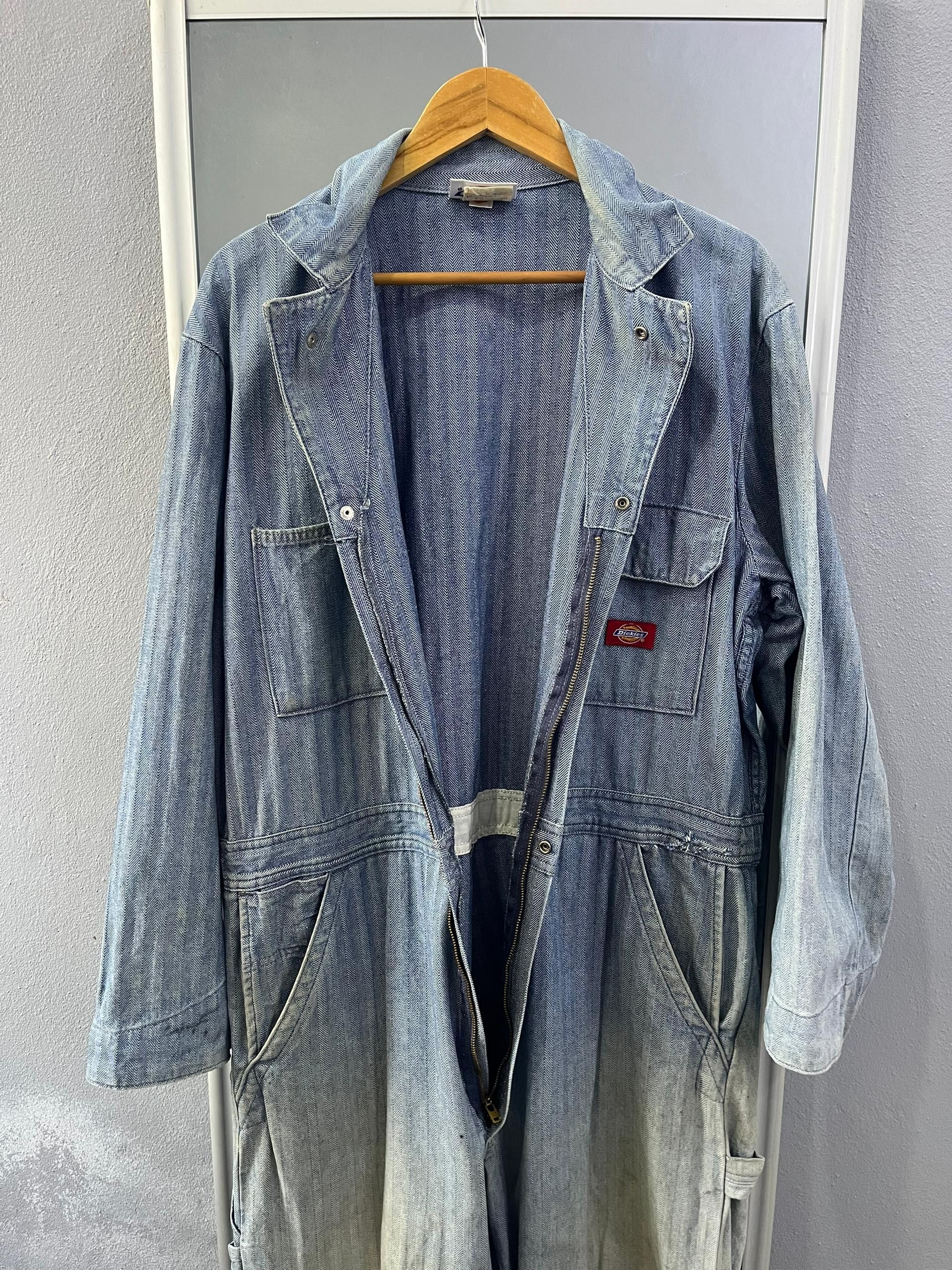 Dickies Vintage Dickies Herringbone Denim Coverall Size US 42 / EU 58 - 11 Thumbnail