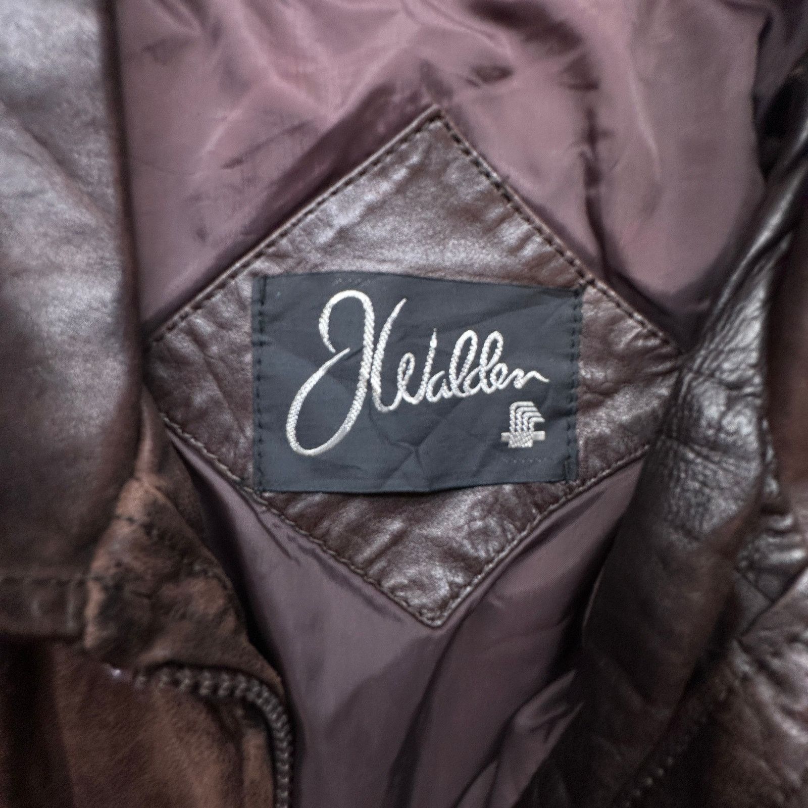 Other VTG J Walden Thermolite Bomber Aviator Leather Jacket Large Size US L / EU 52-54 / 3 - 3 Thumbnail