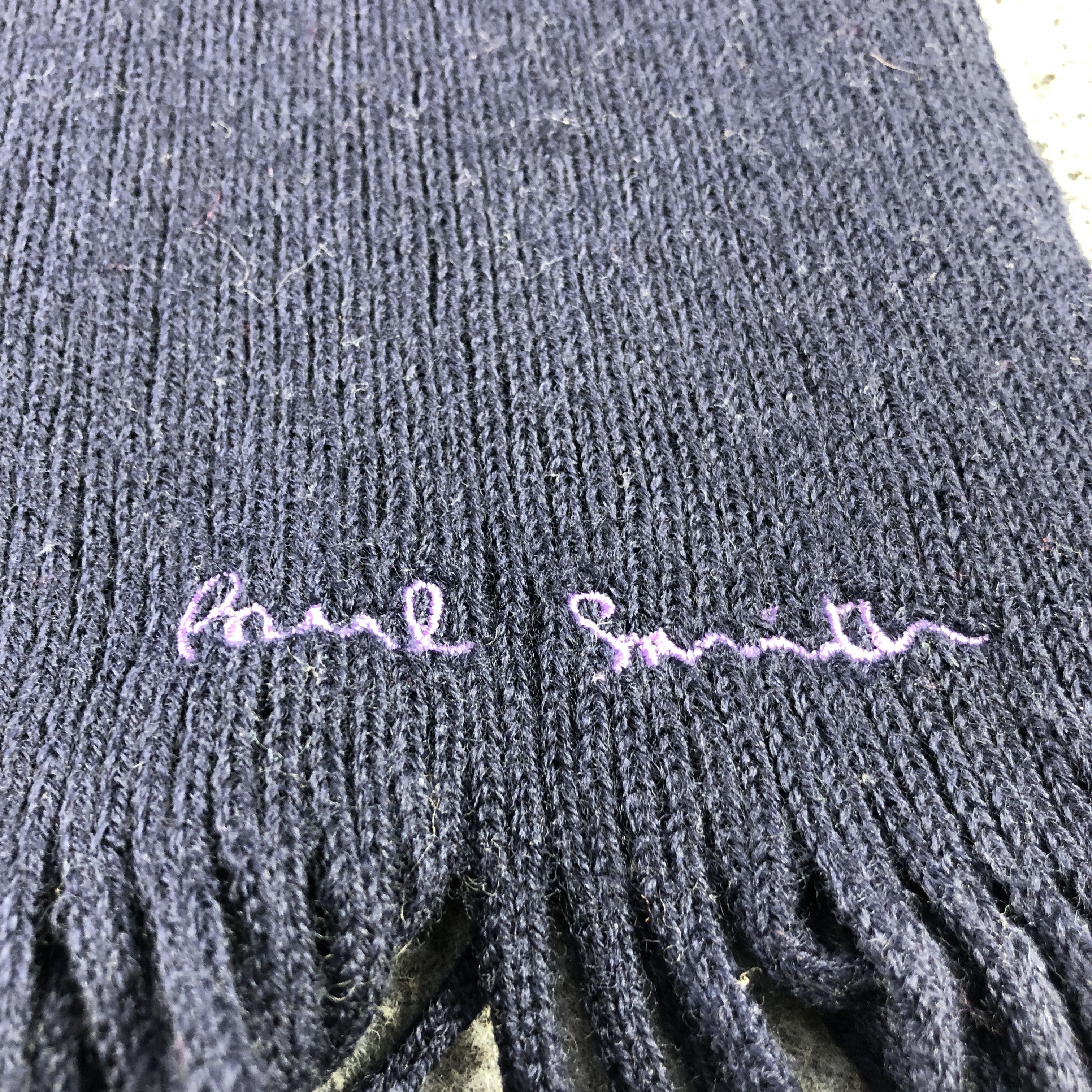 Paul Smith Paul Smith Stripe Knit Wool Scarf Muffler Neckwear V2862 Size ONE SIZE - 4 Thumbnail