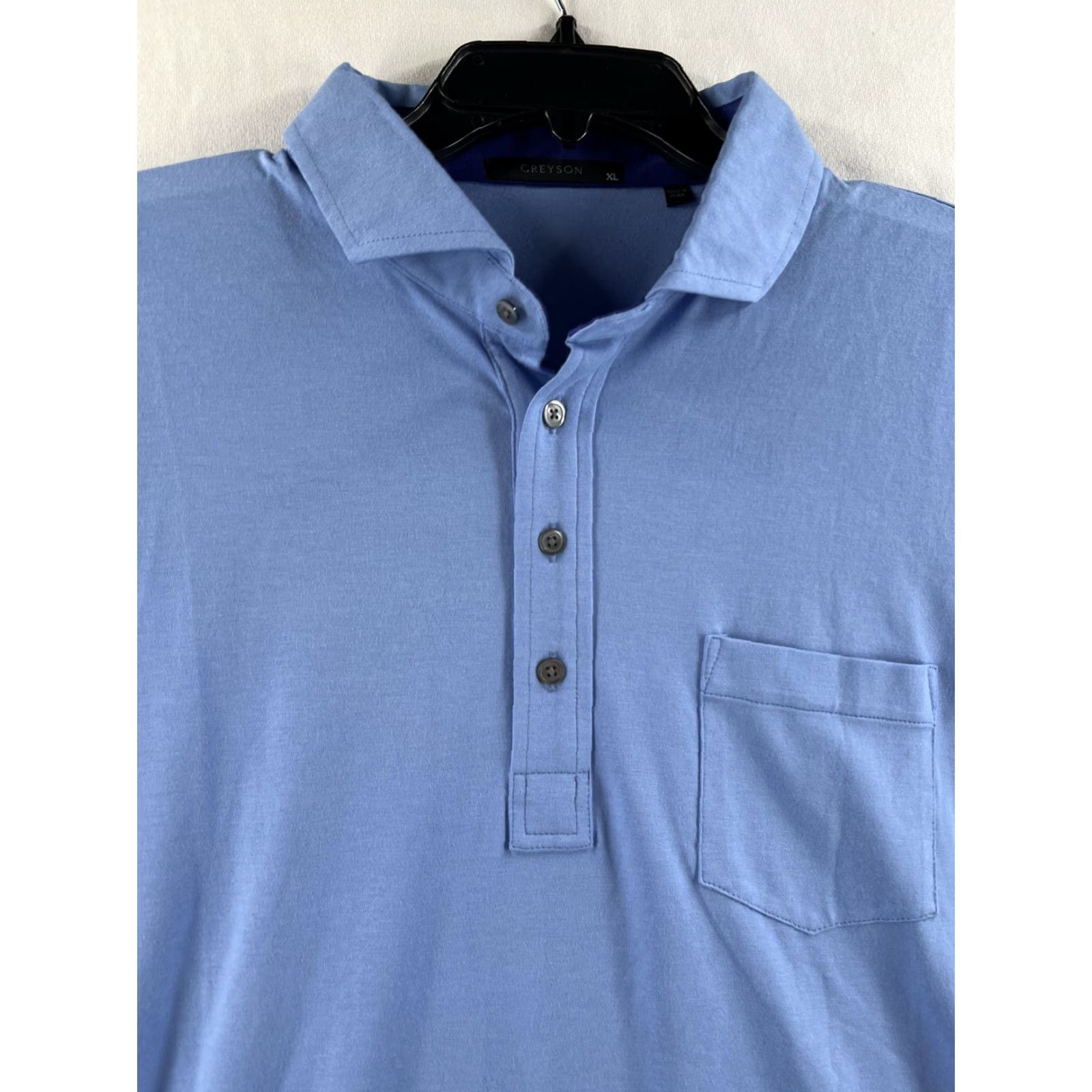 Vintage Greyson Polo Shirt Men XL Blue Short Sleeve Golf Size US XL / EU 56 / 4 - 2 Thumbnail