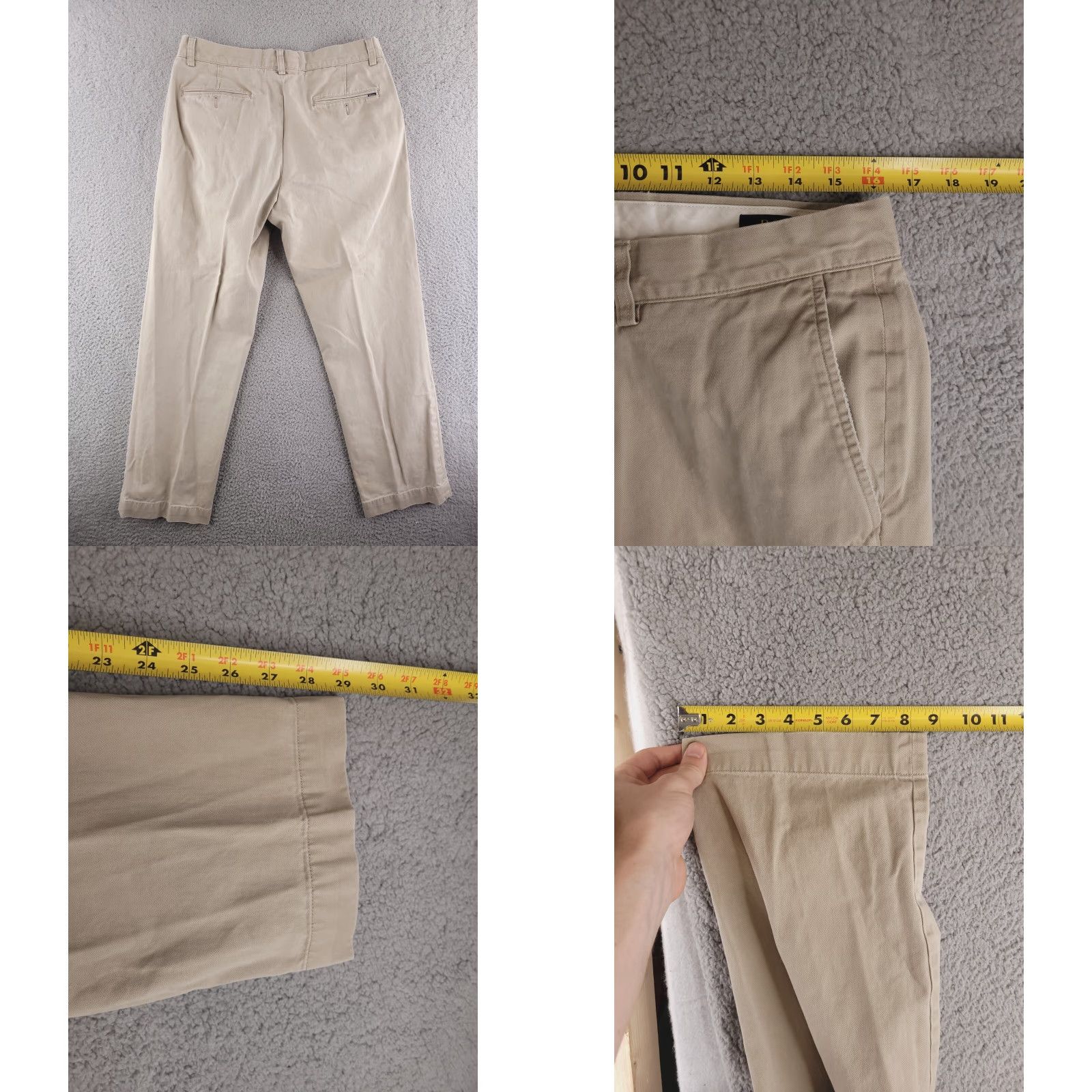 Polo Ralph Lauren Polo Ralph Lauren Pants Mens 32x29 Tan Beige Chino Khaki Straight Fit Work Shirt Size US XS / EU 42 / 0 - 8 Thumbnail