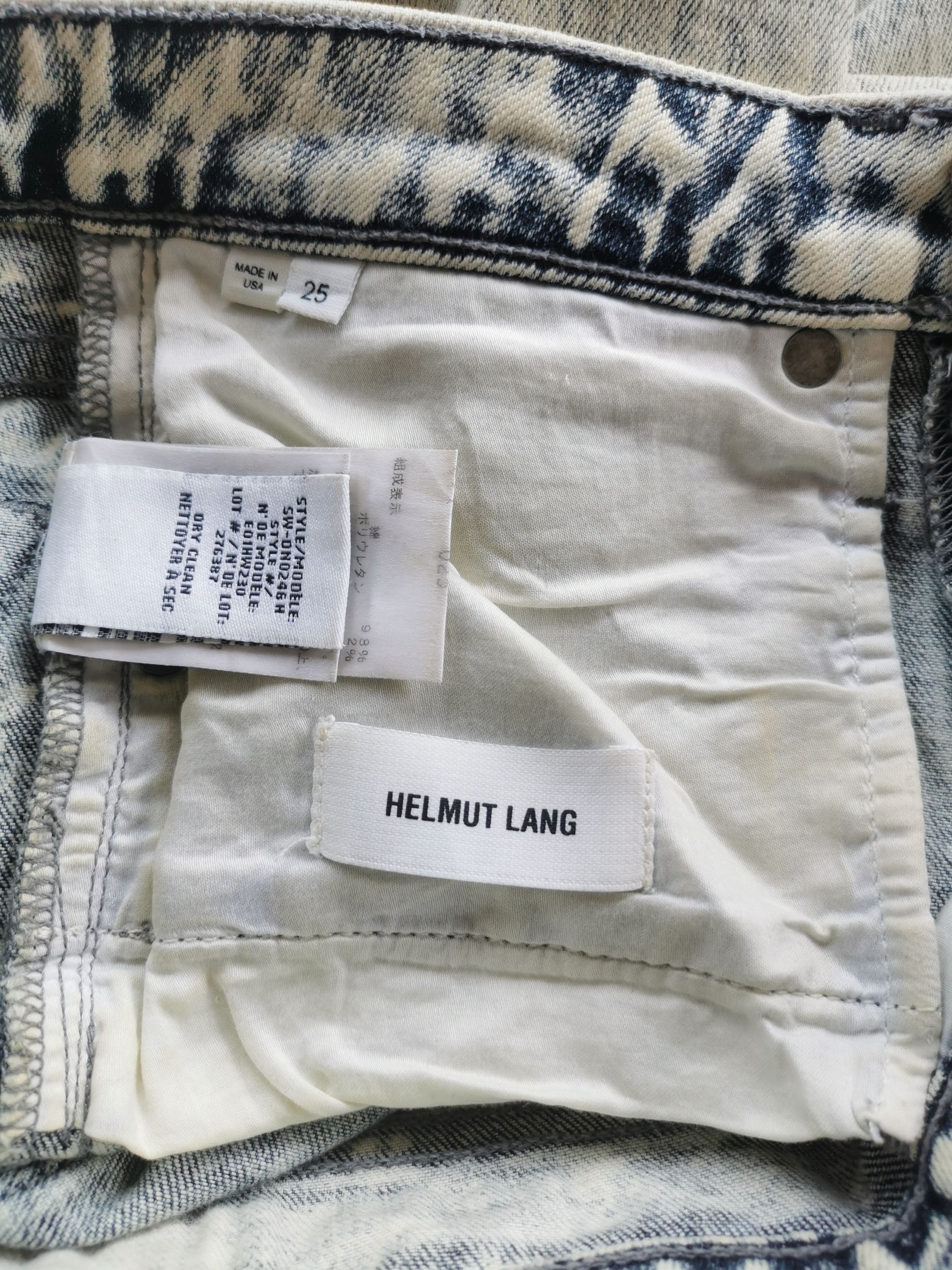 Helmut Lang Helmut Lang Sky Wash Crop Skinny Jeans Ankle Zip Made In Usa Size 26" / US 2 / IT 38 - 3 Thumbnail
