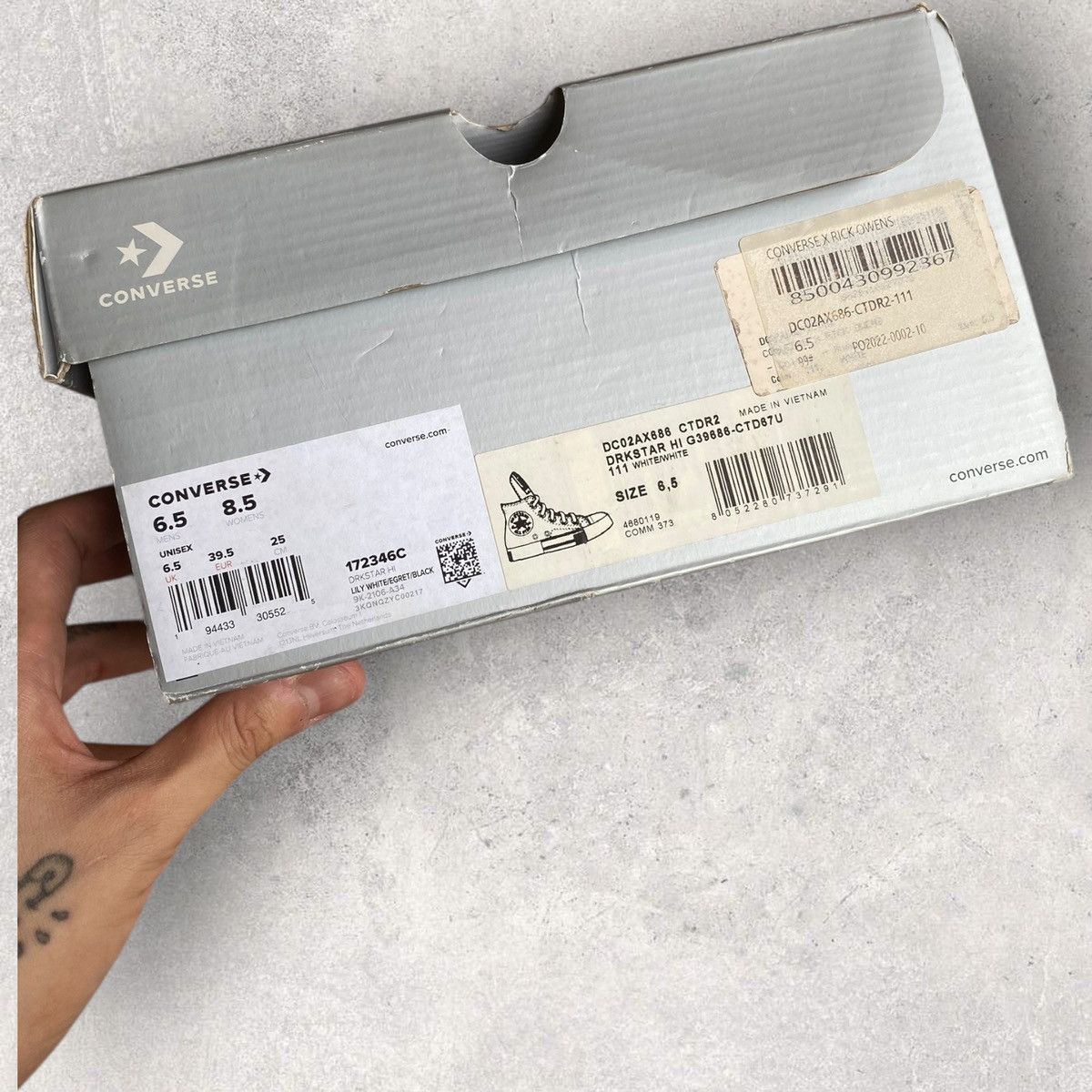 Converse DRKSTAR High Top Size US 9.5 / IT 39.5 - 5 Thumbnail