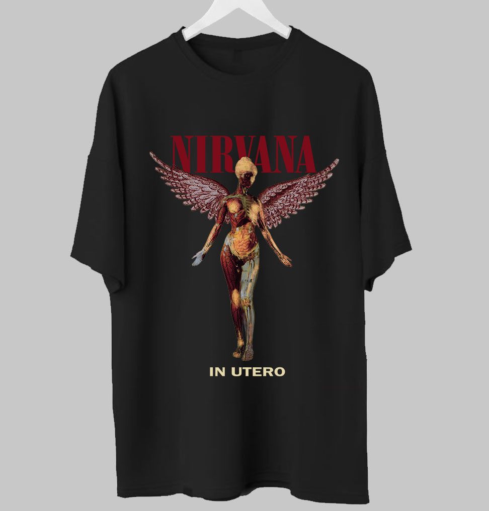 Band Tees Nirvana Alternative Rock Band T-shirt Tee for Fans Size US M / EU 48-50 / 2 - 1 Thumbnail