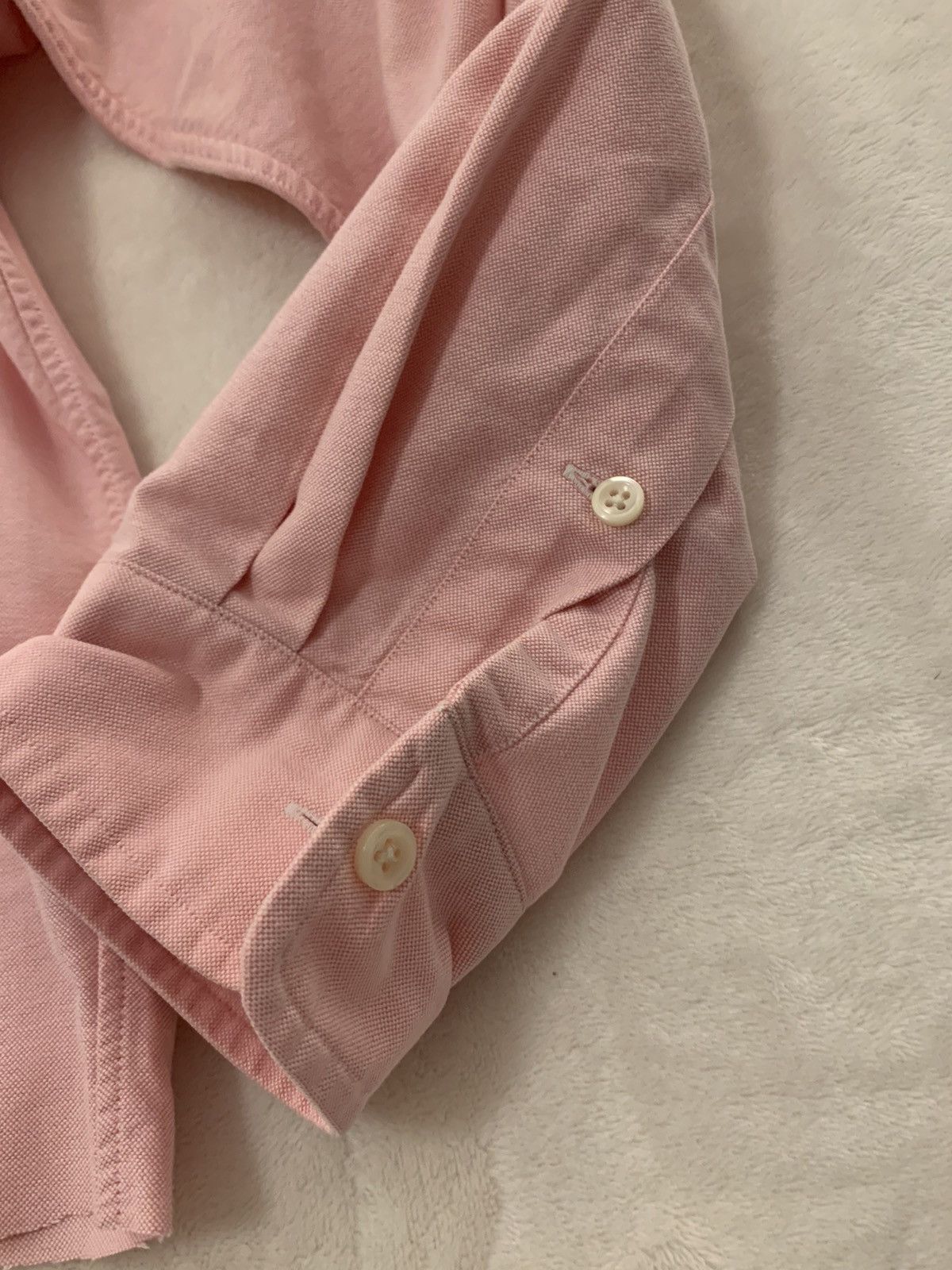 Ralph Lauren Cropped Ralph Lauren pink button down Size US XL / EU 56 / 4 - 5 Thumbnail