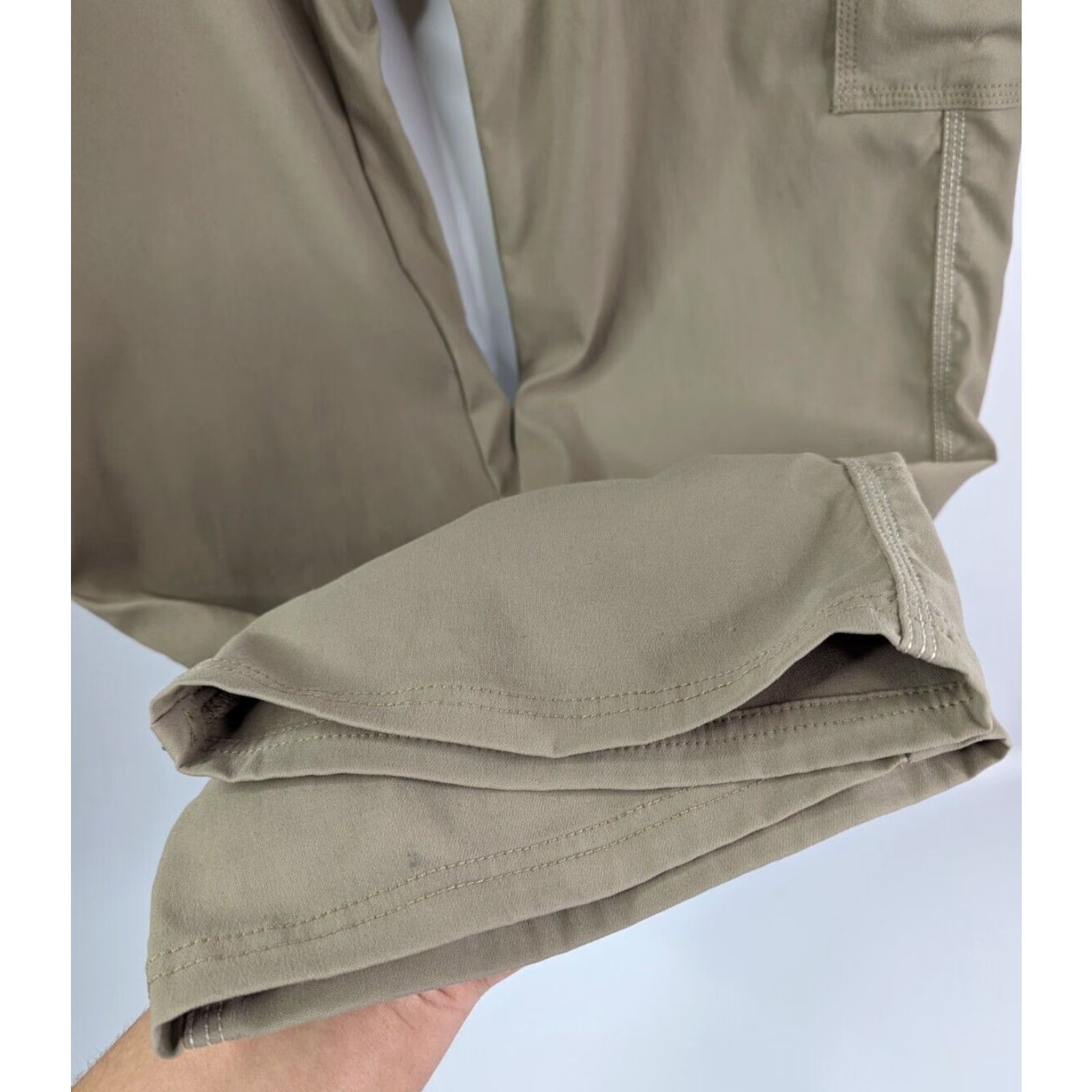 Prana Prana Stretch Zion Beige Khaki Hiking Pants Men's Size 36 Stretch Pants Regular Beige M4ST32116 Snap Roll Up Size US 36 / EU 52 - 3 Thumbnail