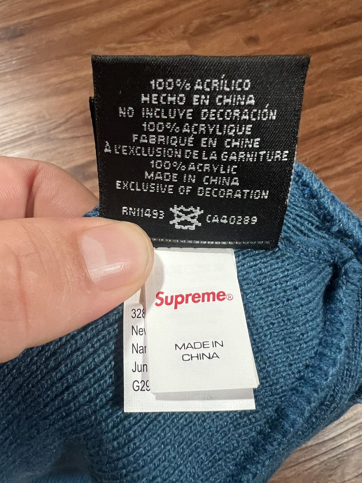 Hypebeast Supreme Box Logo Beanie Size ONE SIZE - 3 Thumbnail