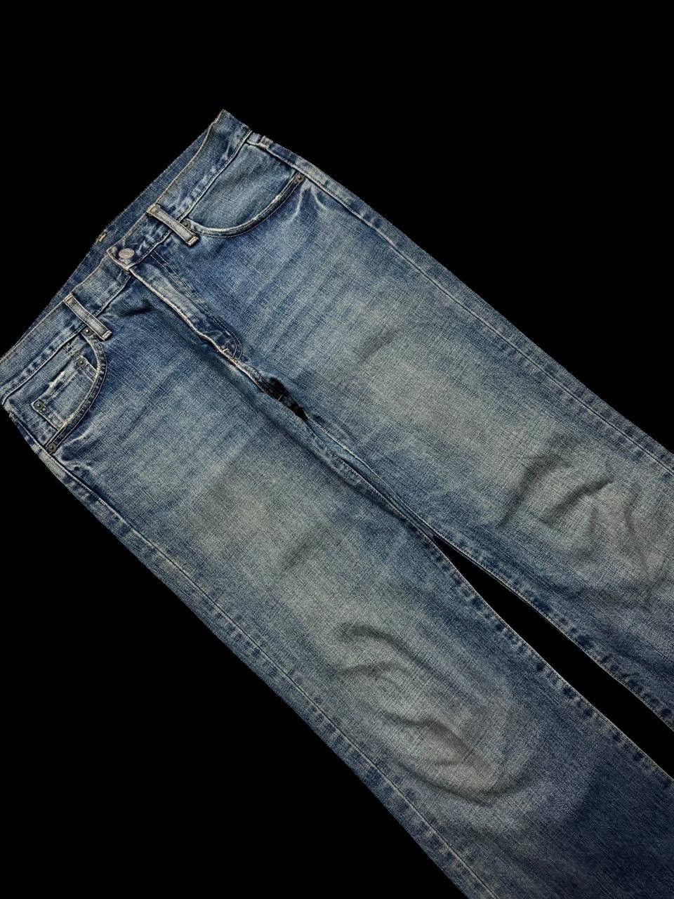 Uniqlo FLARE 90s Uniqlo Mudwash Sick Distressed Bootcut Denim Jeans Size US 31 - 6 Thumbnail
