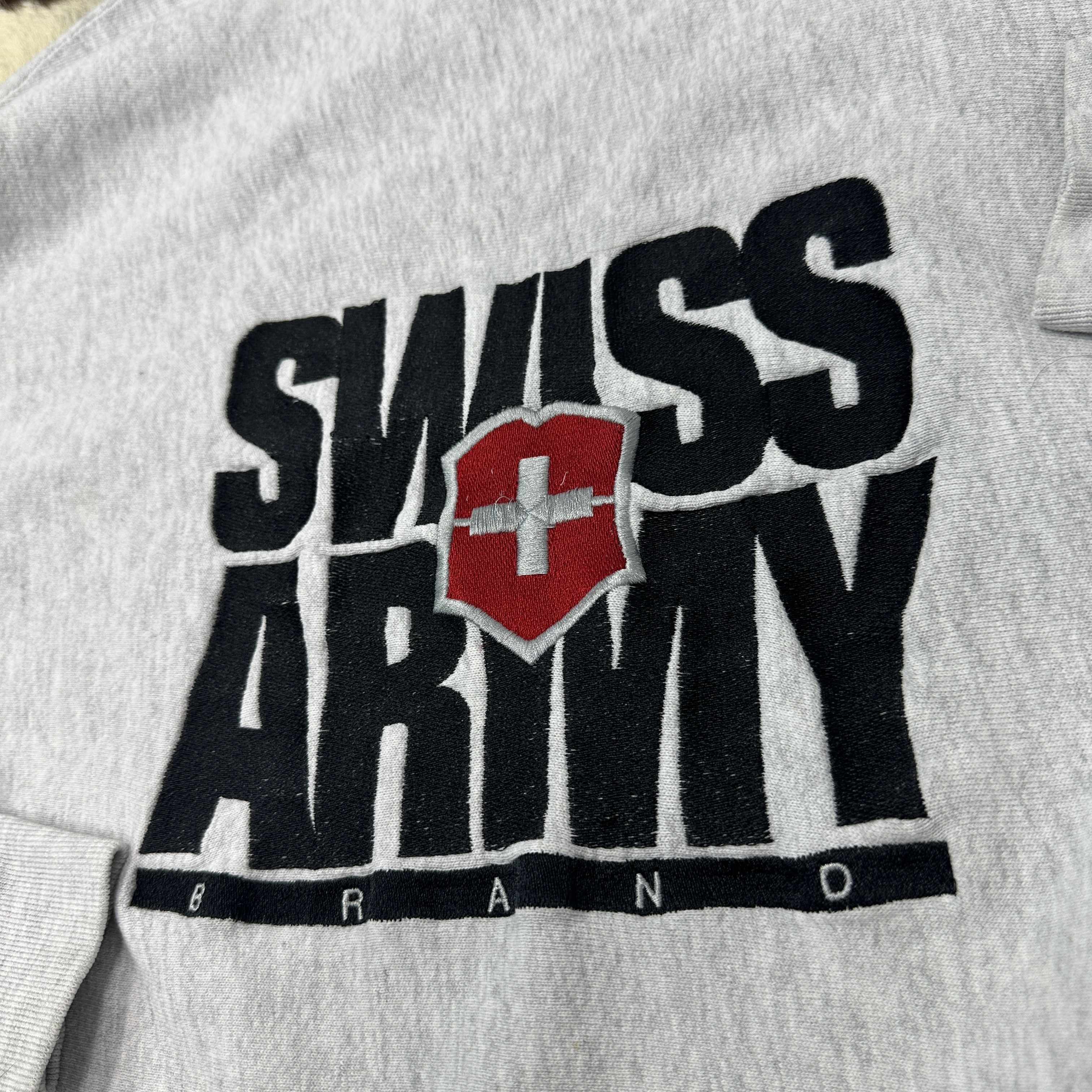 Vintage Vintage Streetwear Old School Swiss Army Sweatshirt 90s Size US XL / EU 56 / 4 - 5 Thumbnail