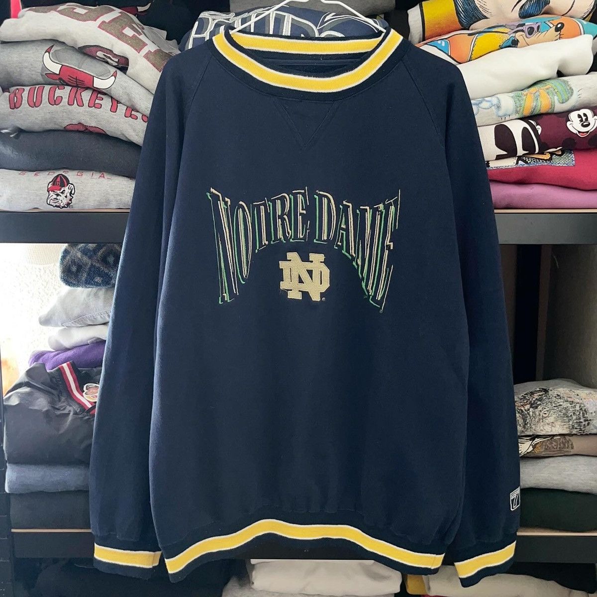 Notre Dame“Fighting Irish“ ヴィンテージ スタジャン Vintage Notre Dame Jacket - Etsy