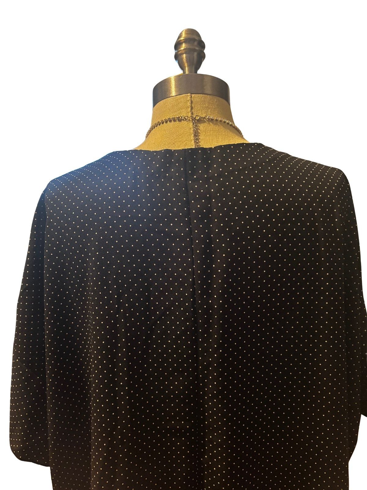 Other Women’s black polka dot Top.wt2616 Size XXL / US 16-18 / IT 52-54 - 6 Thumbnail