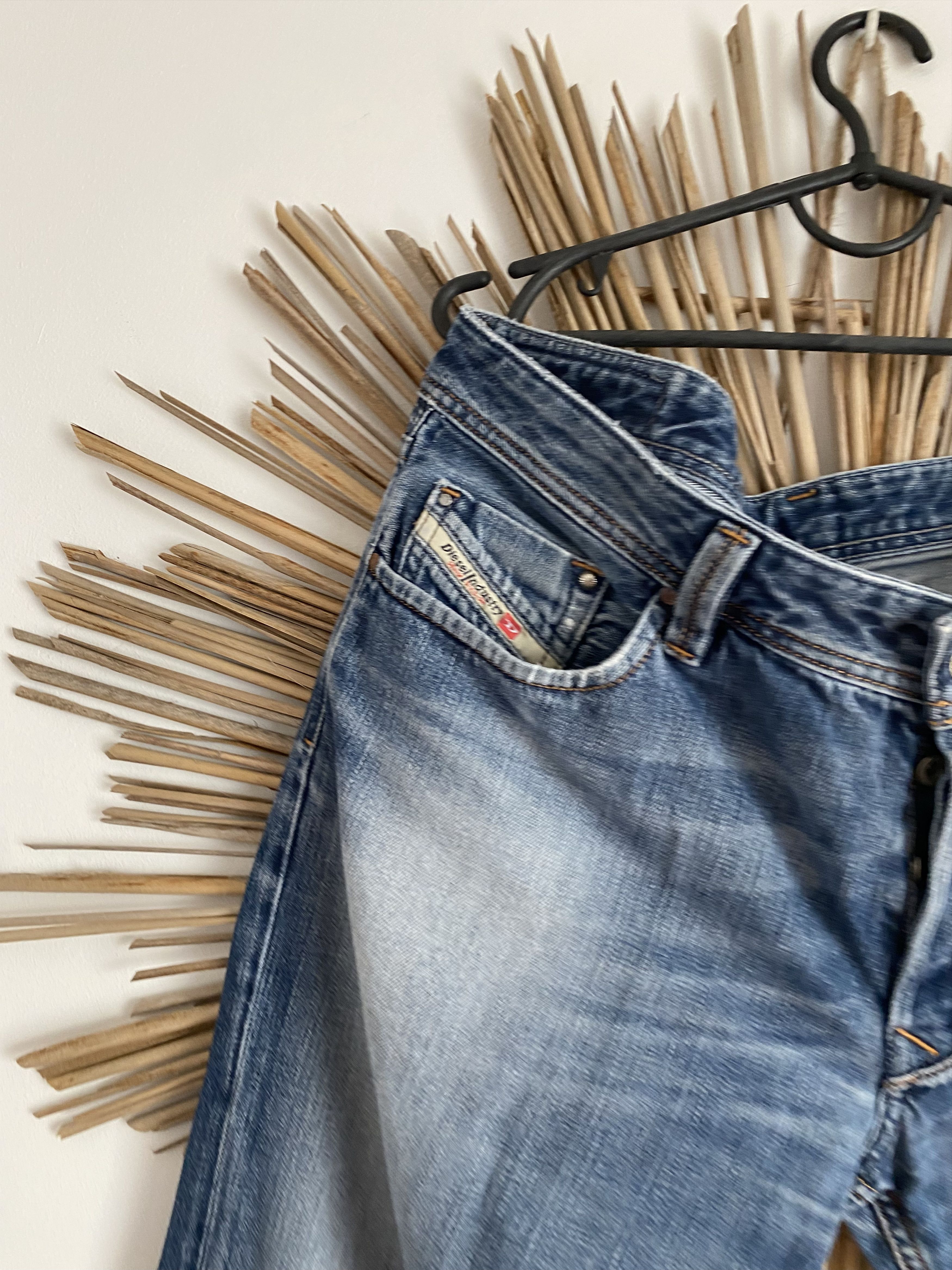 Diesel Vintage Diesel Jeans Distressed Wash Japanese Crazy y2k 90s Size US 36 / EU 52 - 8 Thumbnail