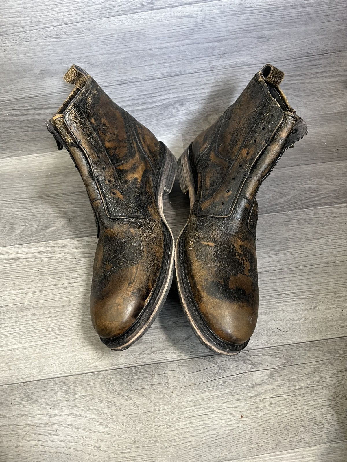 John Varvatos John varvatos painted boots like margiela sz 12 Size US 12 / EU 45 - 9 Thumbnail