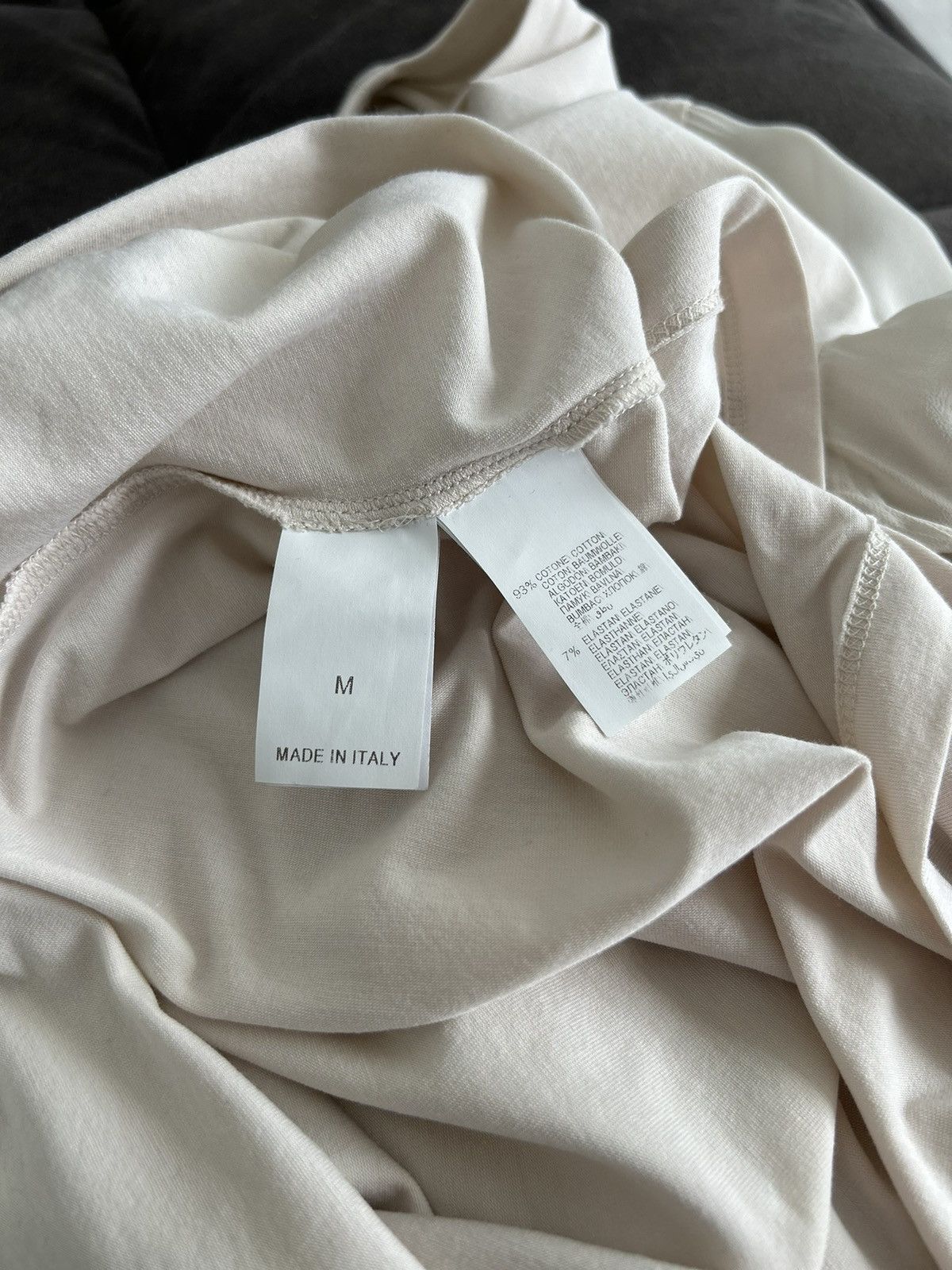 Brunello Cucinelli Brunello Cucinelli Cotton Jersey Top Silk Long Sleeves Size M / US 6-8 / IT 42-44 - 11 Thumbnail
