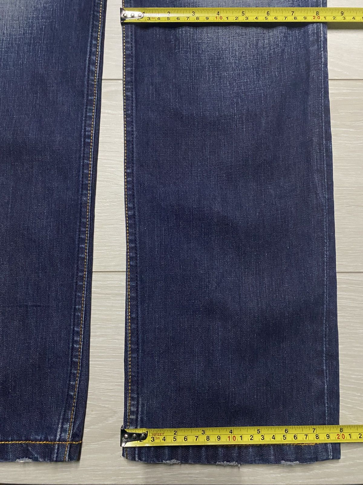Levi's Vintage Levis 504 Fade Wash Distressed Straight Loose Jeans Size US 32 / EU 48 - 21 Thumbnail