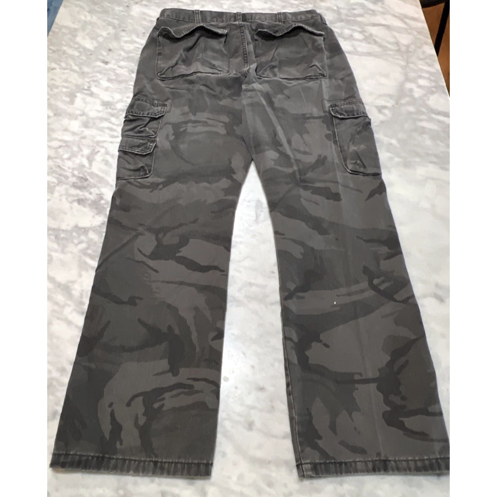 Wrangler Wrangler Jeans Cargo Camo Men 36x32 Faded Gray 70BRWGL Cotton Hunting Jeans Size US 36 / EU 52 - 4 Thumbnail