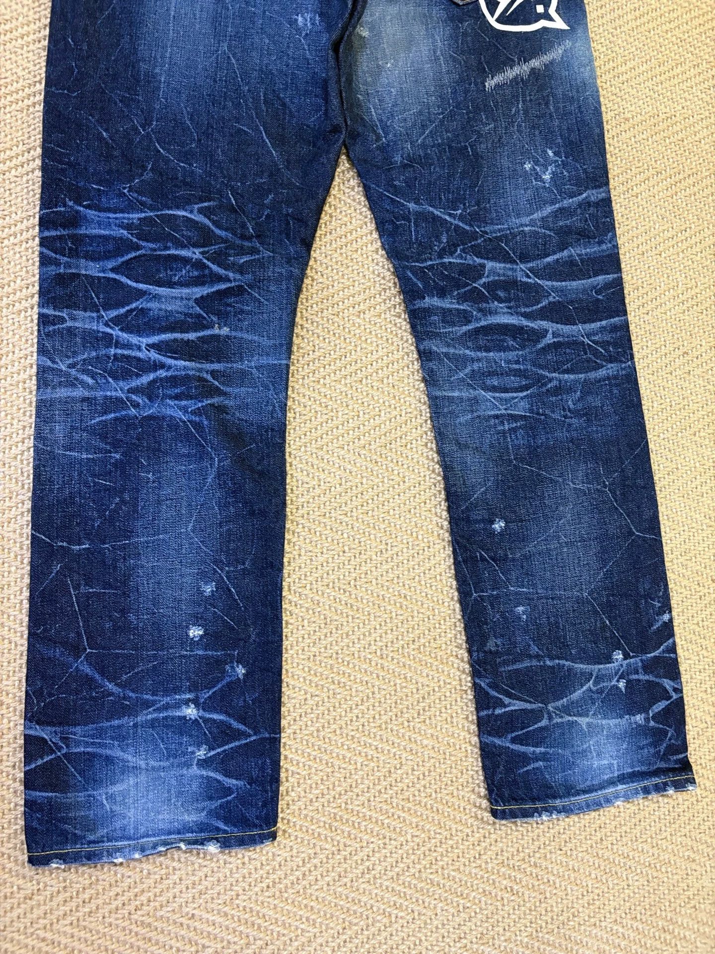 Vanquish VANQUISH x FRAGMENT W32 Jeans Near New Stone Wash Mud Punch Size US 32 / EU 48 - 5 Thumbnail