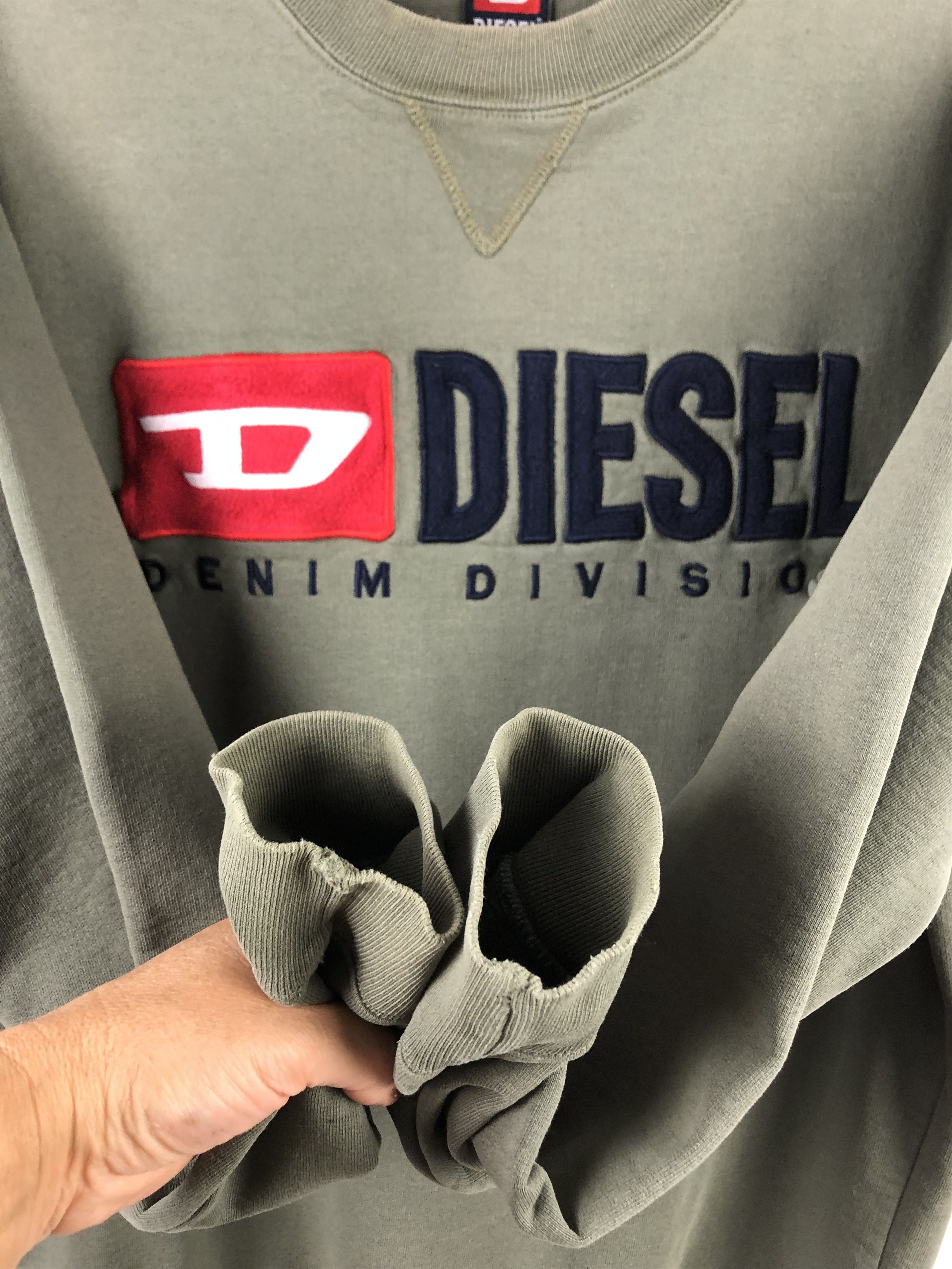 Diesel Vintage Archival Avant Garde Diesel Big Sweatshirt Crewneck Size US M / EU 48-50 / 2 - 9 Thumbnail