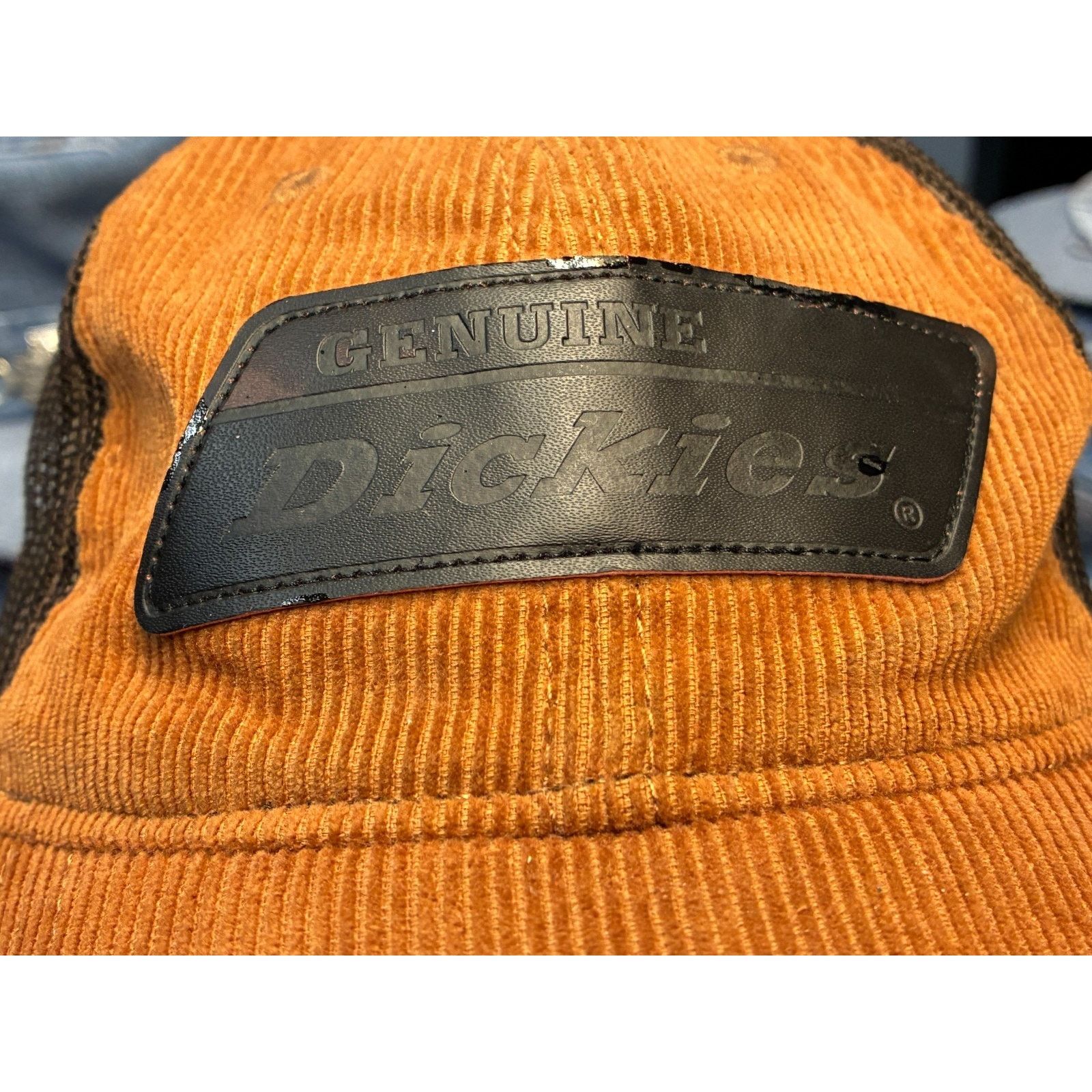 Dickies Genuine Dickies Corduroy Trucker Hat Orange Brown Mesh Size ONE SIZE - 2 Thumbnail