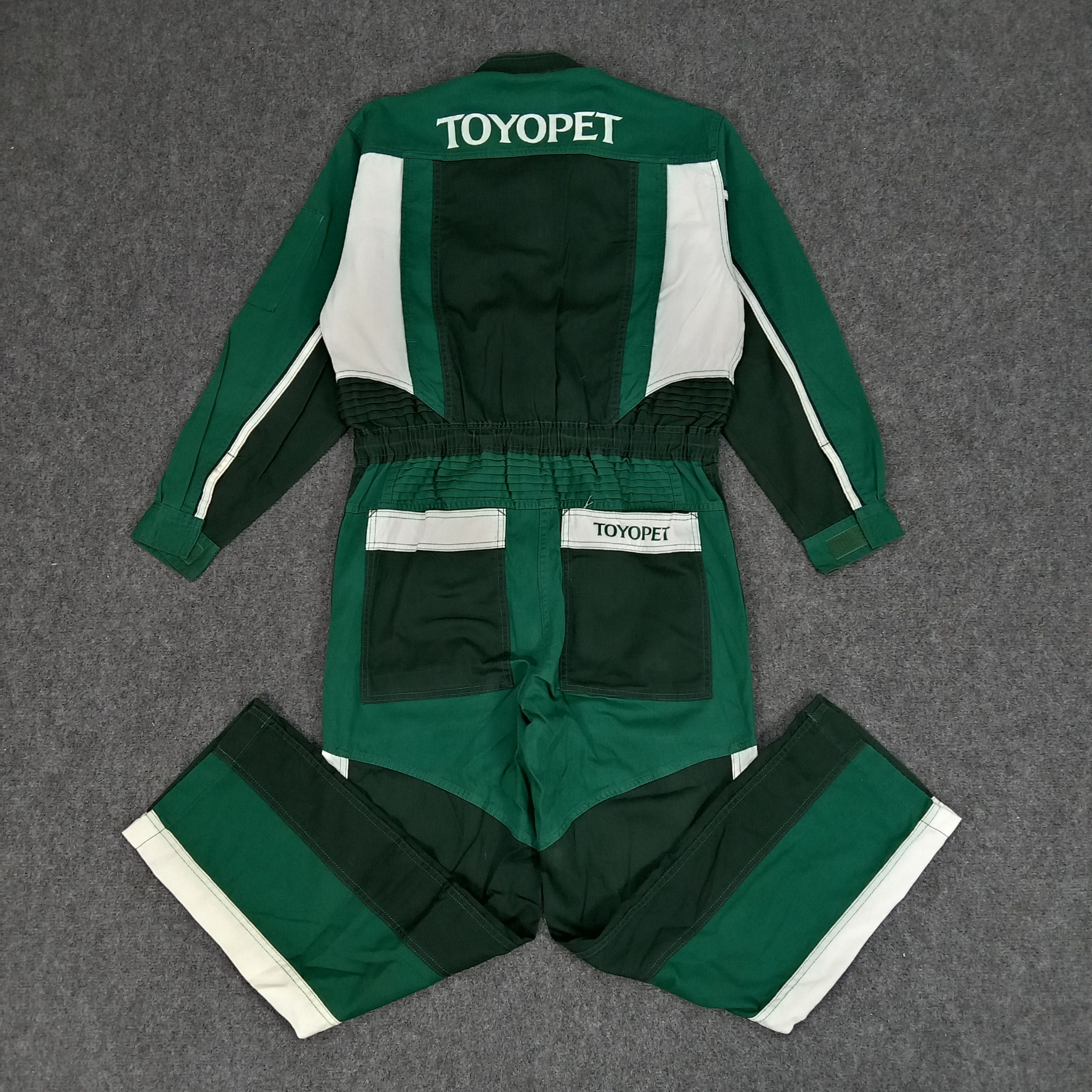 Japanese Brand × Vintage Toyopet Toyota Japanese Racing Team Coverall Jacket Size US M / EU 48-50 / 2 - 1 Thumbnail