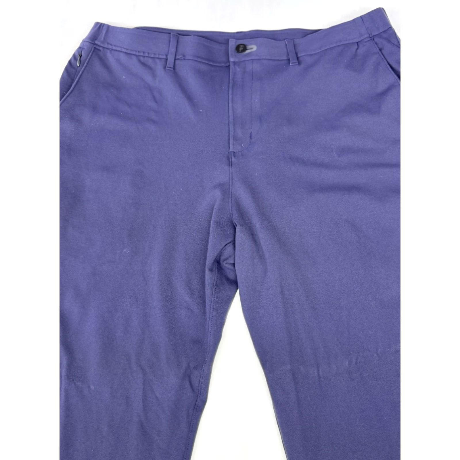 Vintage Public Rec Game Changer Chino Pants Navy Blue 38x30 Men's Regular Size 38 Inseam 30 Flat Front Tapered 5 Pocket Nylon Spandex Size US 38 / EU 54 - 2 Thumbnail