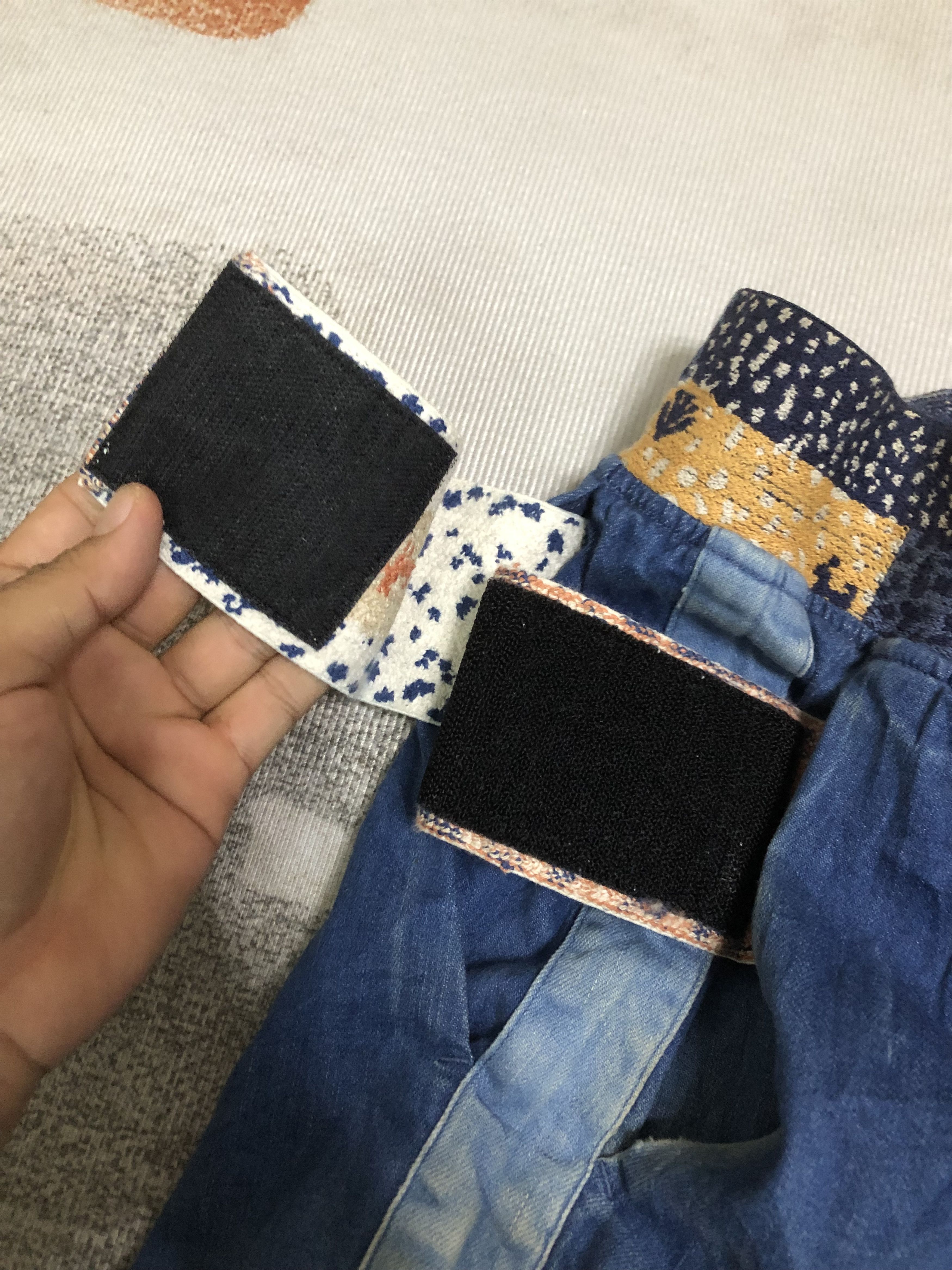 Kapital Kapital blue denim trousers with light blue sidebend Size US 30 / EU 46 - 10 Thumbnail