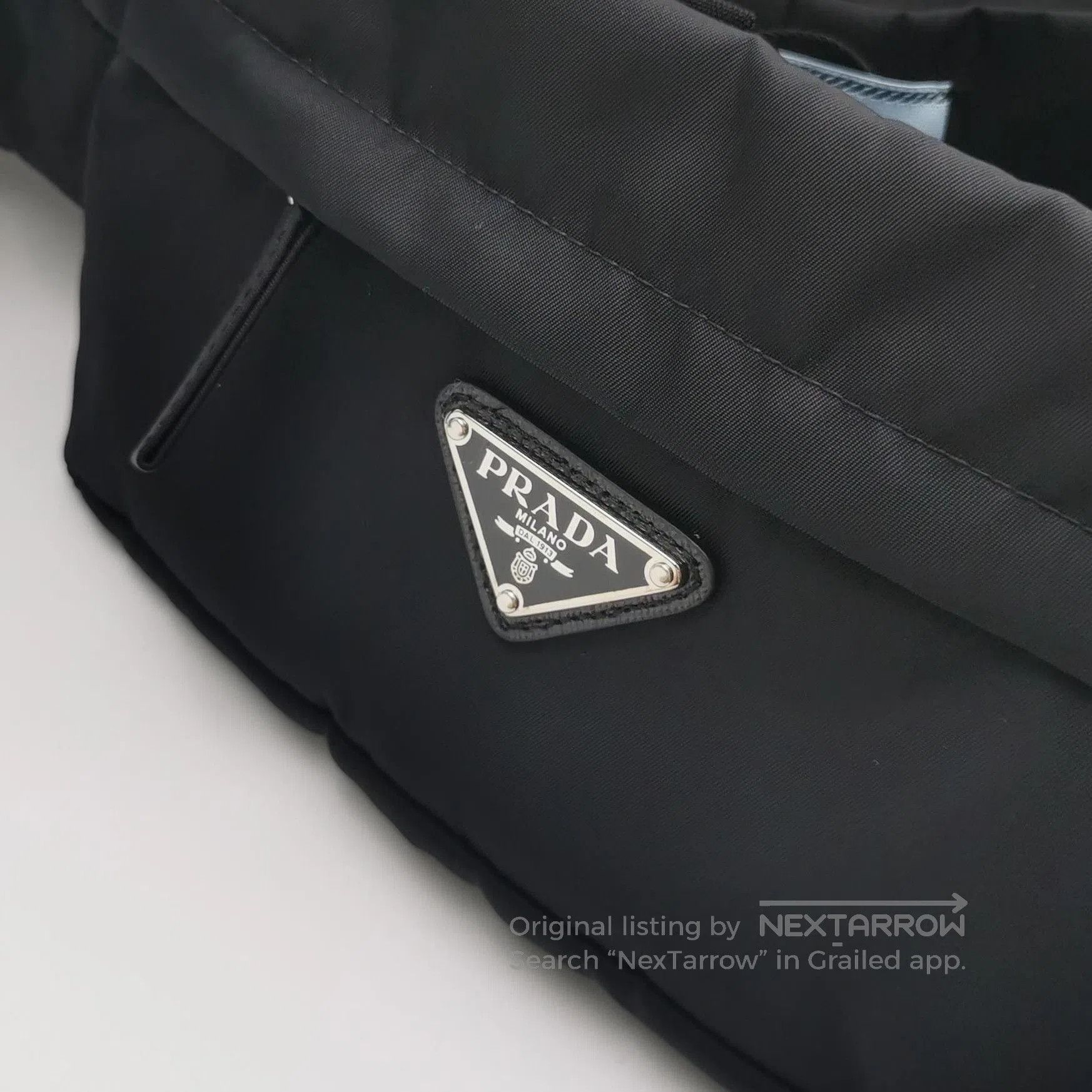 Prada Prada Wool Blend Triangle Logo Trousers . Size 37" - 3 Thumbnail