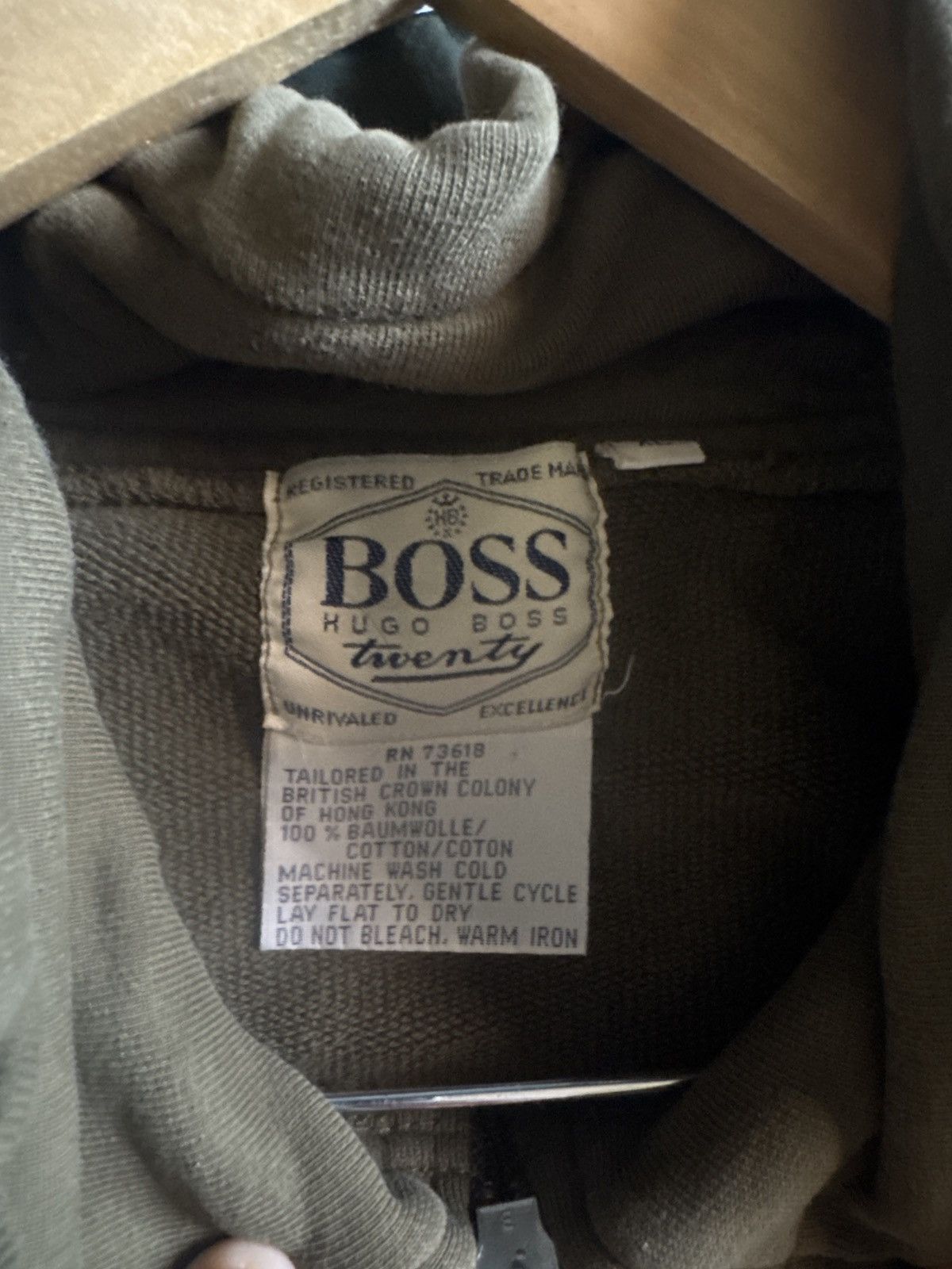 Hugo Boss Vintage Hugo Boss Quarter Zip Size US XL / EU 56 / 4 - 3 Thumbnail