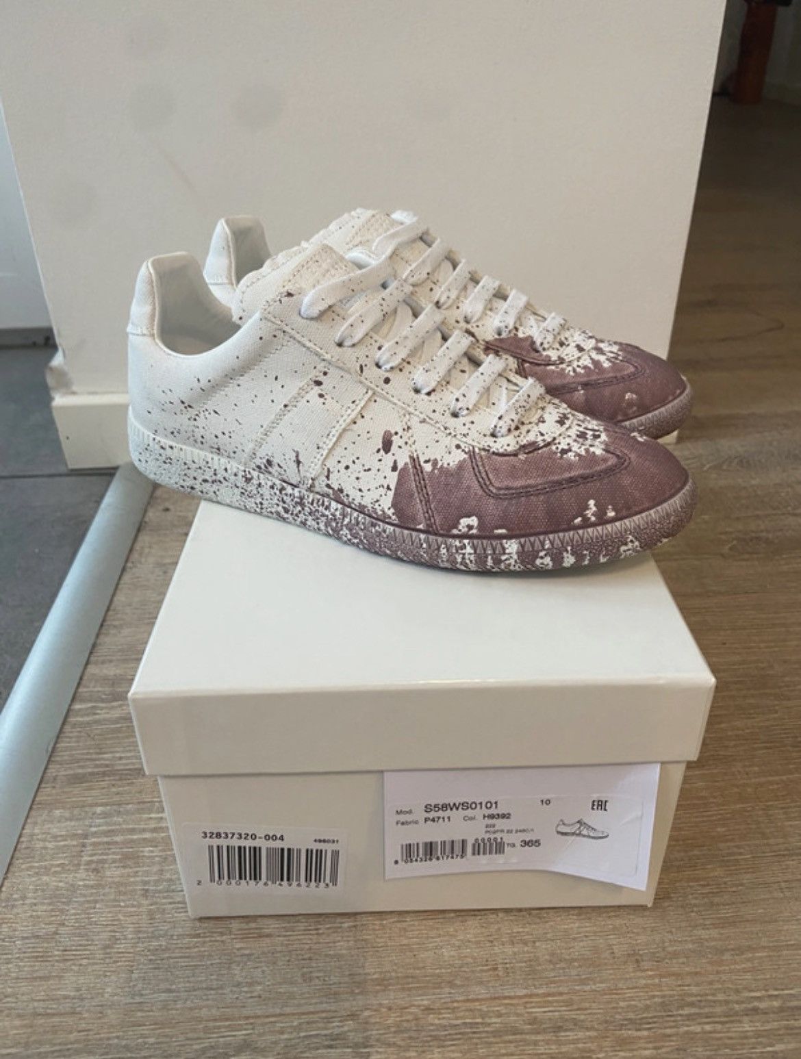 Maison Margiela Maison Margiela splatter paint shoes Size US 5.5 / IT 35.5 - 2 Thumbnail