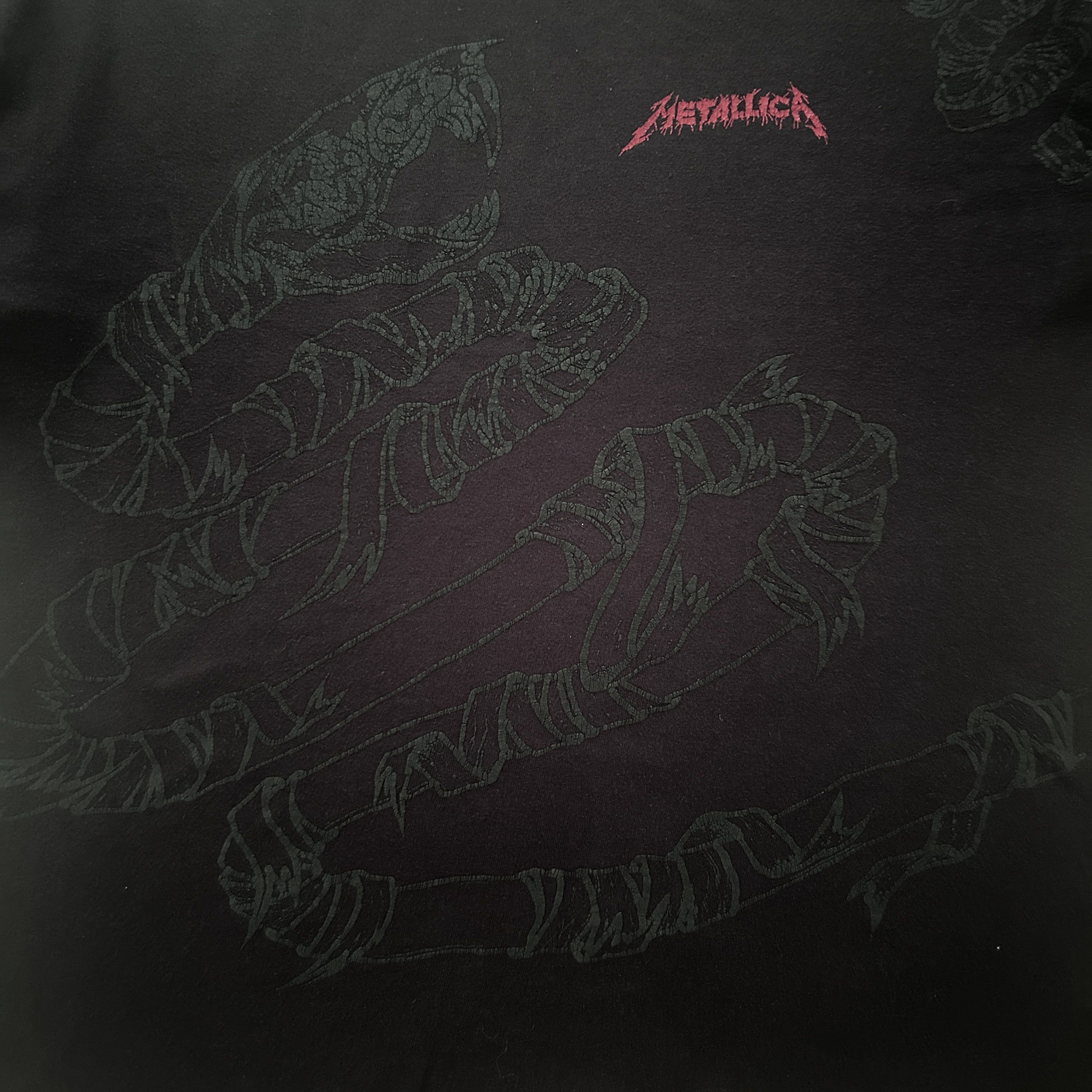 Band Tees Vintage Metallica Black Album AOP 90's Band T-shirt Size US XL / EU 56 / 4 - 3 Thumbnail