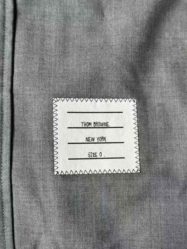 Thom Browne Thom Browne size0 Gray wool shirt jacket Size US XS / EU 42 / 0 - 4 Thumbnail