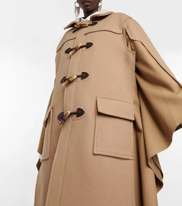 Maison Margiela o1y0625 Wool Coat in Camel Size XS / US 0-2 / IT 36-38 - 4 Thumbnail