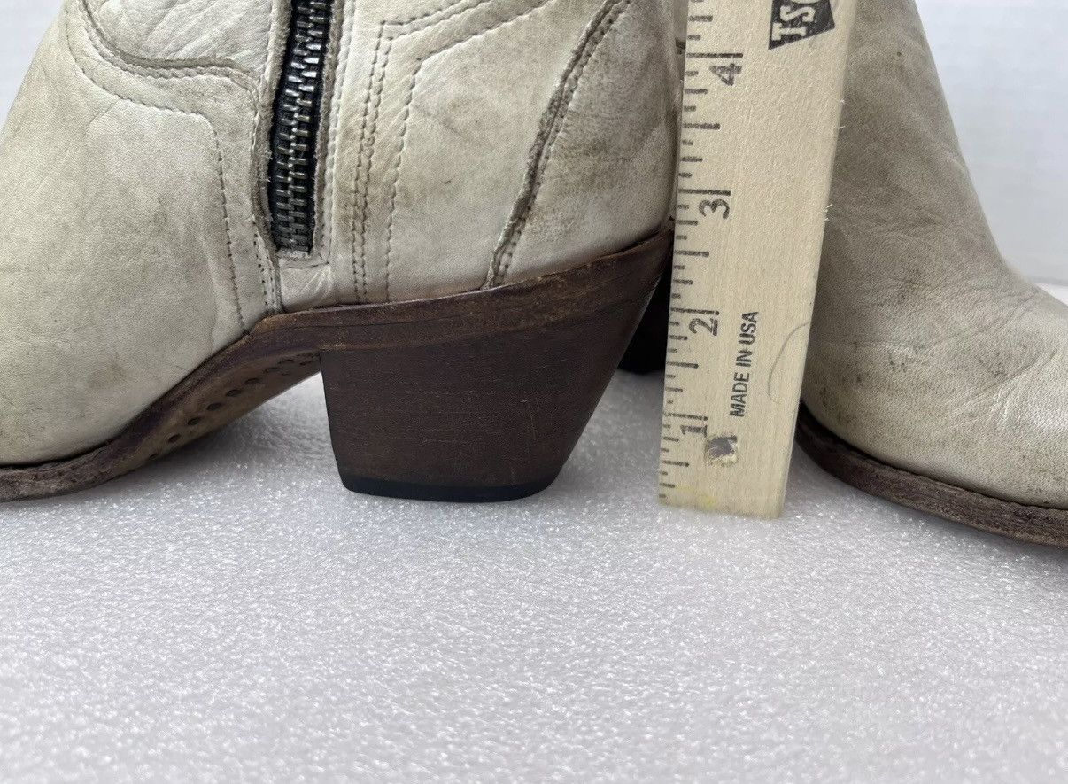 Lucchese LUCCHESE WOMEN'S ERICKA WHITE-DISTRESS BOOTS ROUND TOE 6.5 B Size US 6.5 / IT 36.5 - 5 Thumbnail