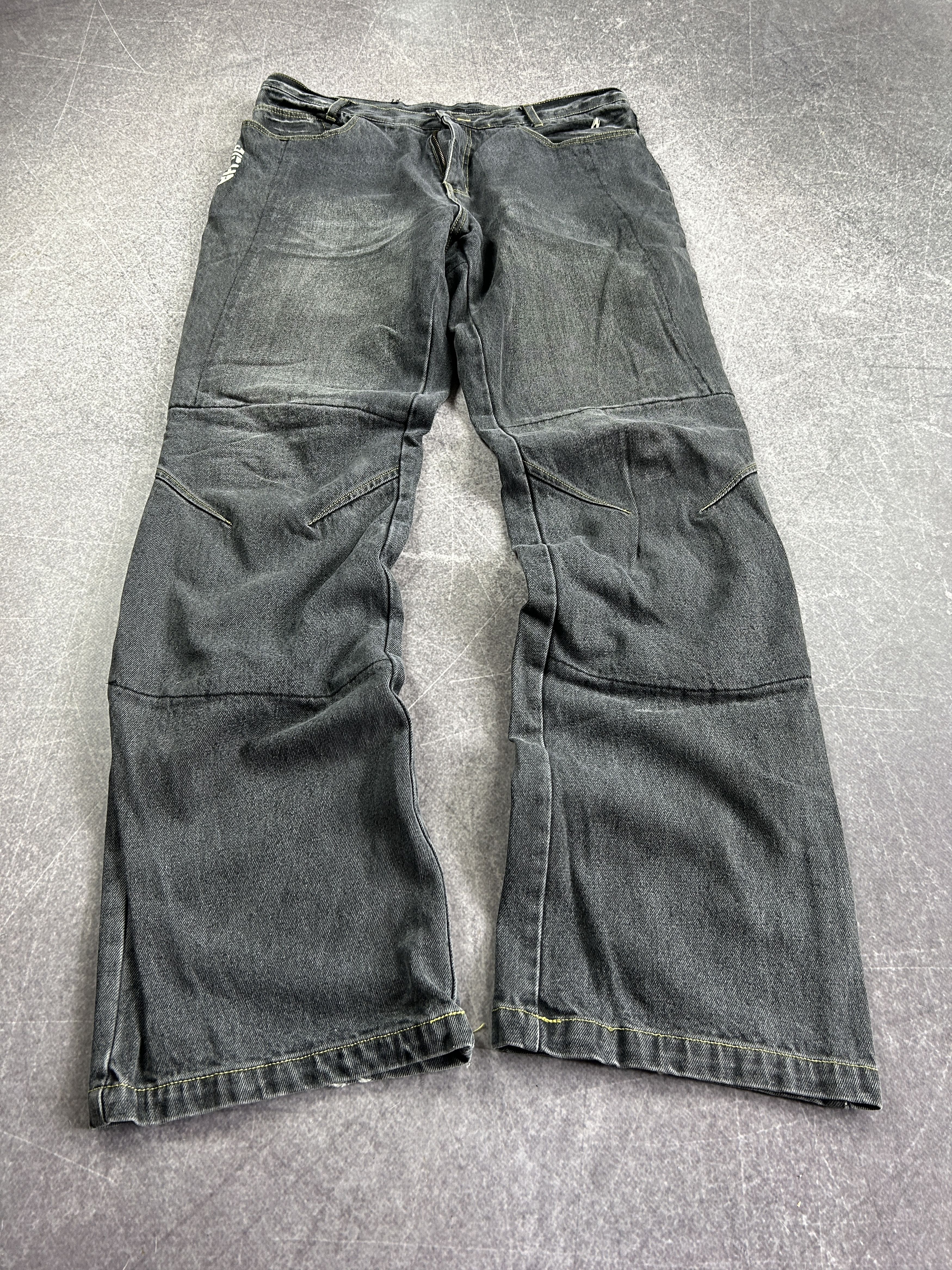 Japanese Brand vintage rick owens opium style japanese washed jeans 90s Size US 34 / EU 50 - 2 Thumbnail