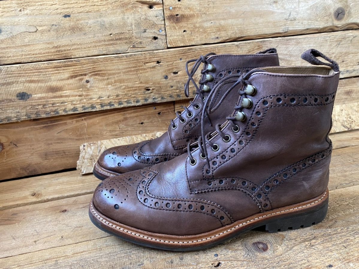 Grenson Grenson brown leather brouges boots uk sz 9 G Us 10 Size US 10 / EU 43 - 7 Thumbnail