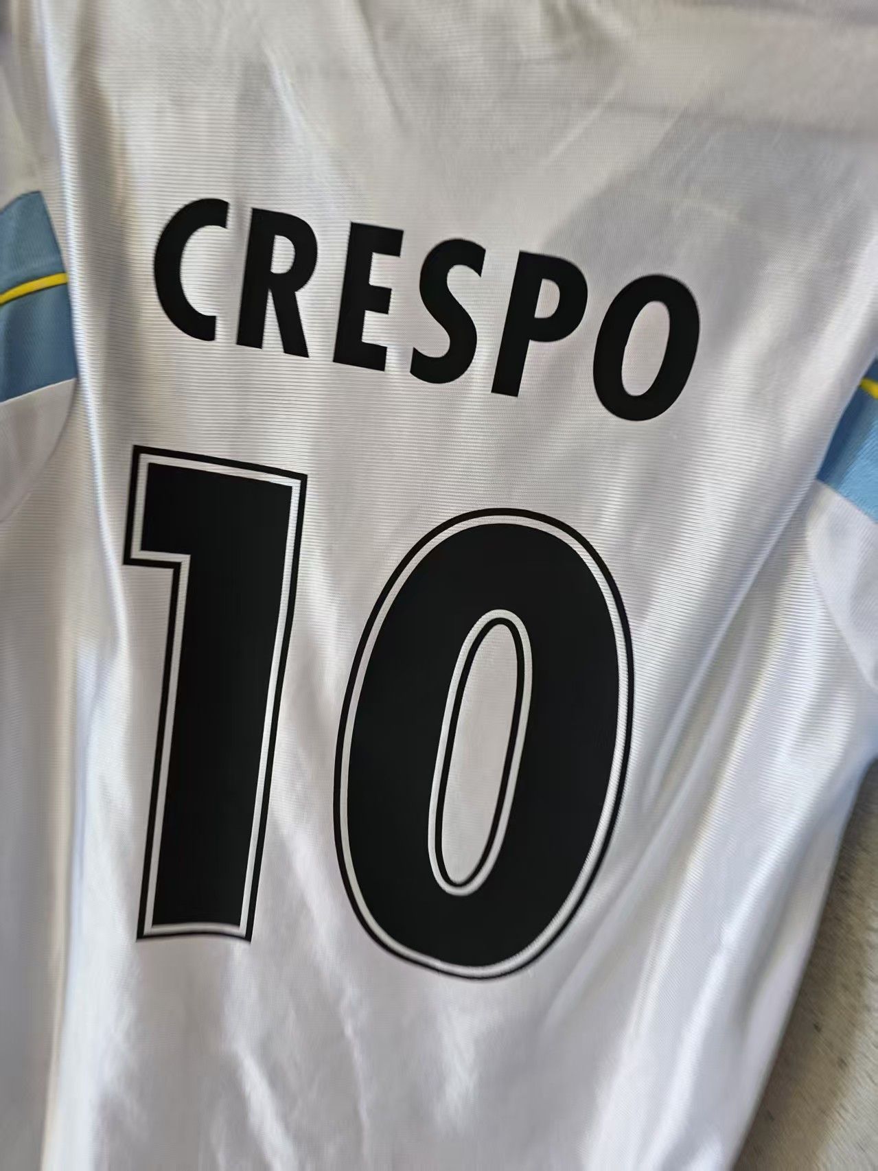 Other 1999 2000 Lazio #10 Crespo Jersey Home Size US XL / EU 56 / 4 - 3 Thumbnail