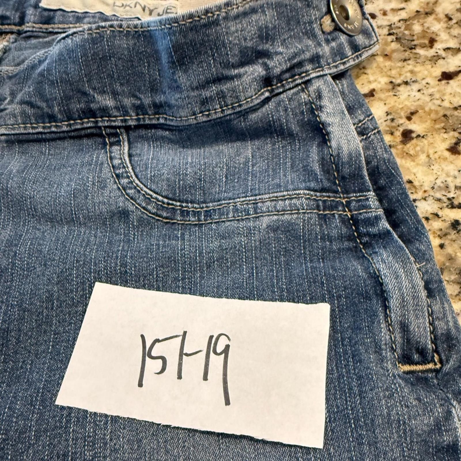 DKNY DKNY retro faux pocket tapered ankle jeans SZ 8 Size 30" / US 8 / IT 44 - 12 Thumbnail