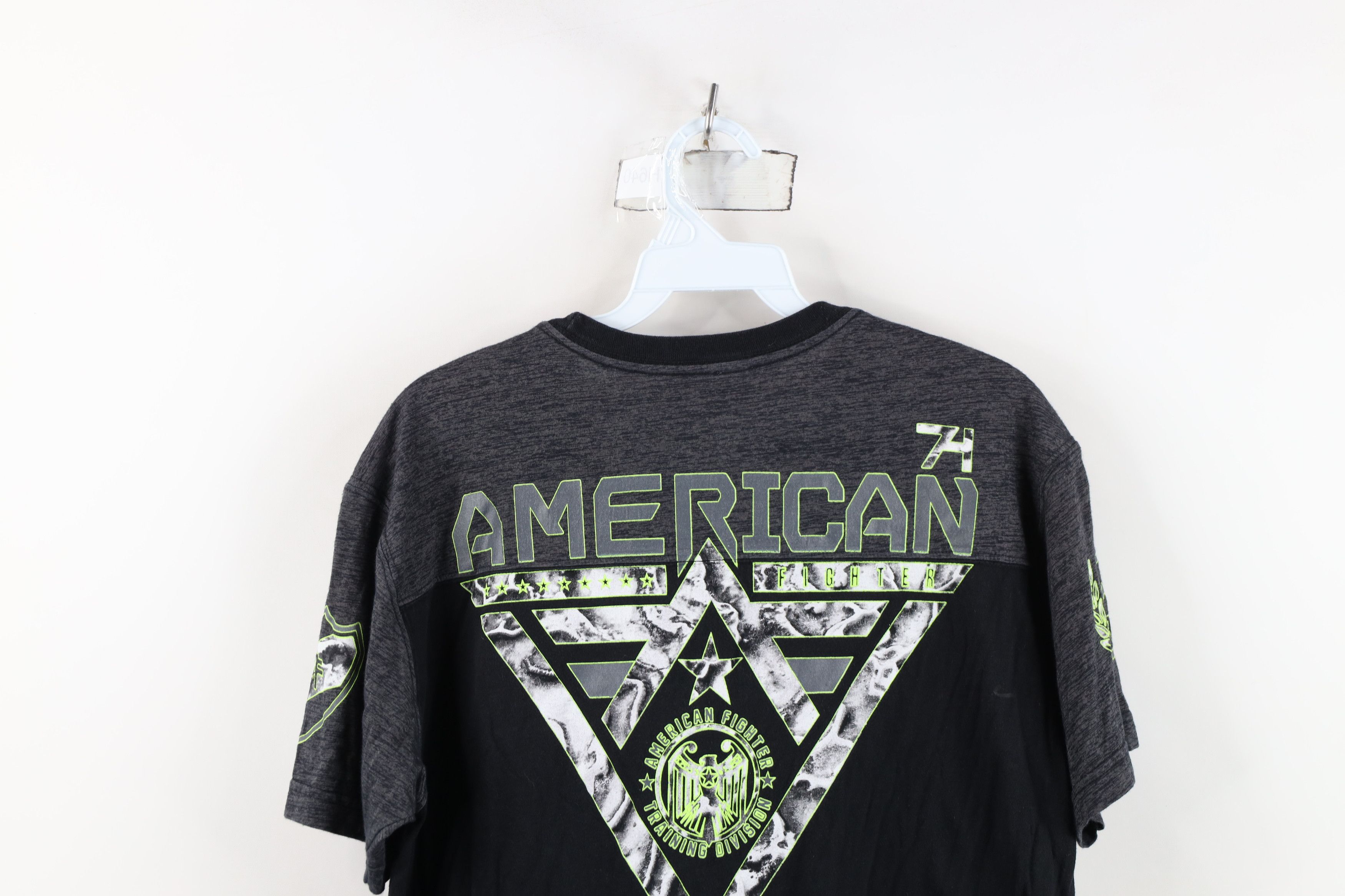 Vintage Buckle American Fighter UFC MMA Jiu Jitsu Fighting T-Shirt Size US M / EU 48-50 / 2 - 14 Thumbnail