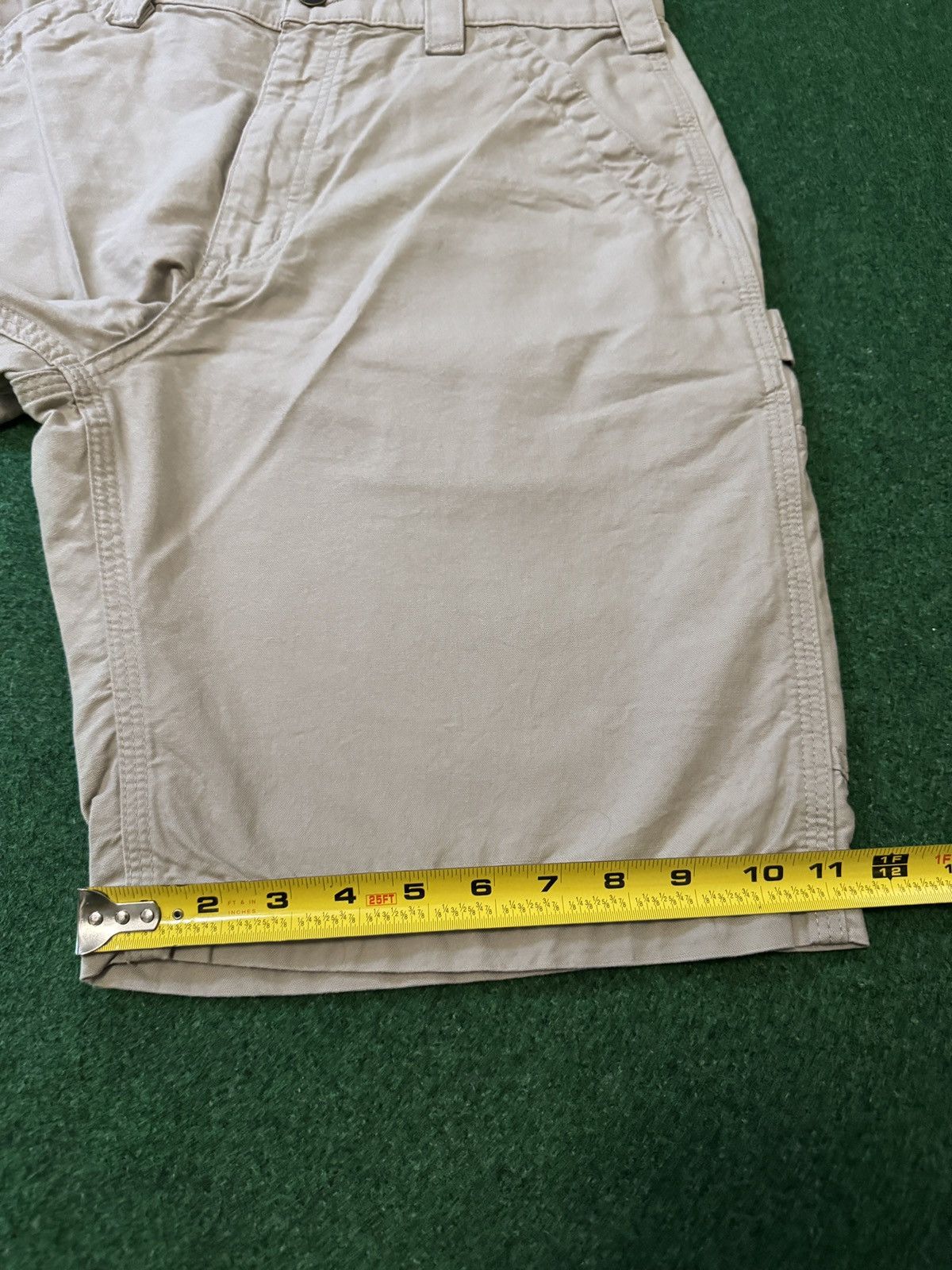 Carhartt NWT Carhartt Biege Baggy Skater Grunge Carpenter Shorts Size US 33 - 6 Thumbnail