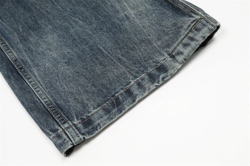 Vintage American retro street style washed distressed jeans Size US 32 / EU 48 - 6 Thumbnail