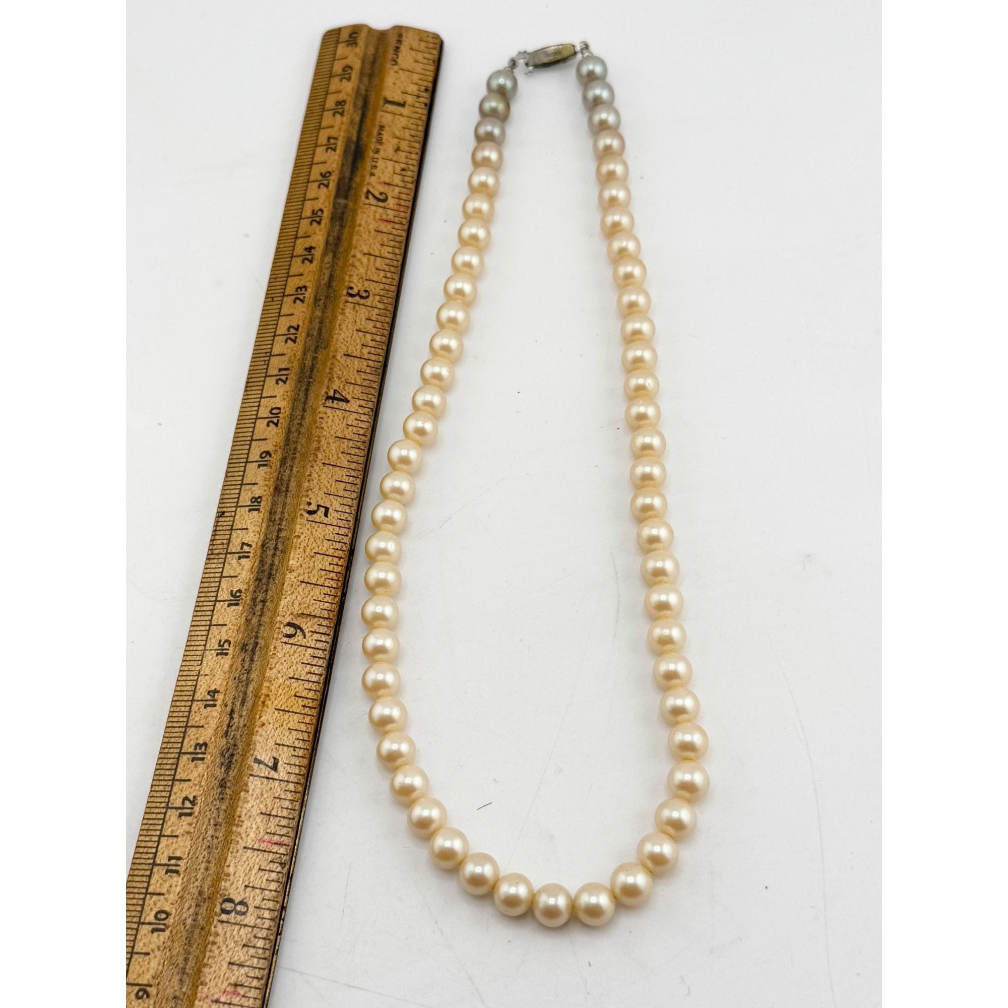 Vintage Vintage faux pearl Japan beaded collar necklace Size ONE SIZE - 5 Thumbnail