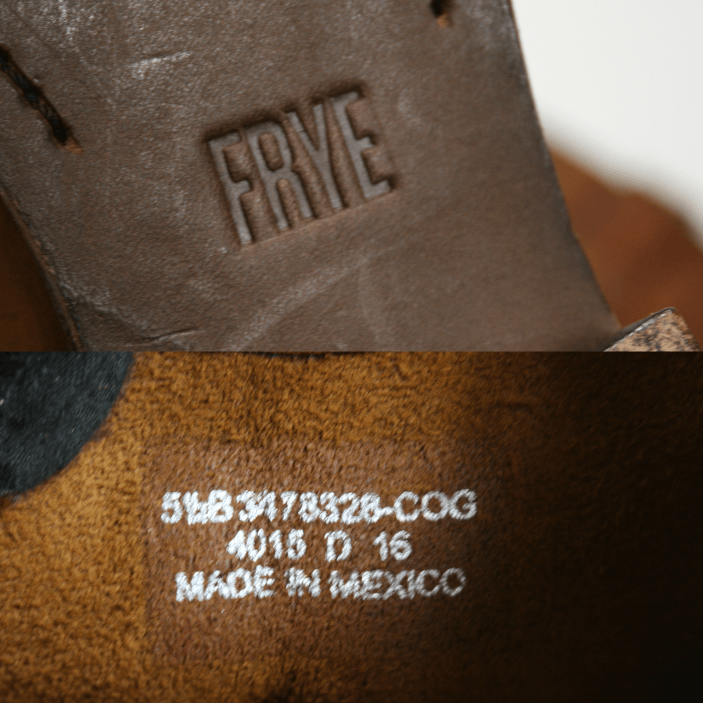 Frye Cowboy High Boots Made in Mexico Size US 5.5 / IT 35.5 - 13 Thumbnail