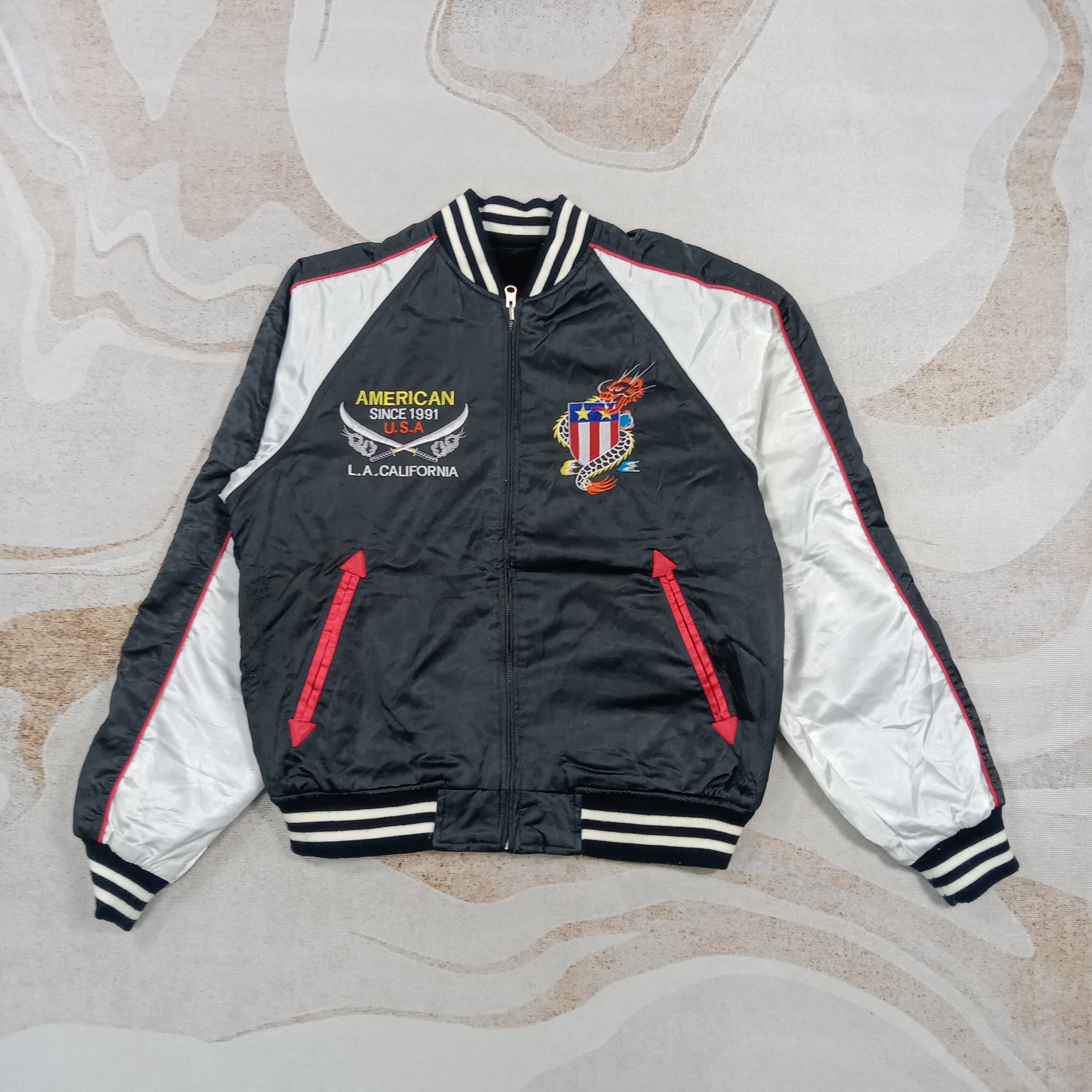 Japanese Brand Shoot One Reversible Sukajan Jacket C291N24 Size US M / EU 48-50 / 2 - 3 Thumbnail