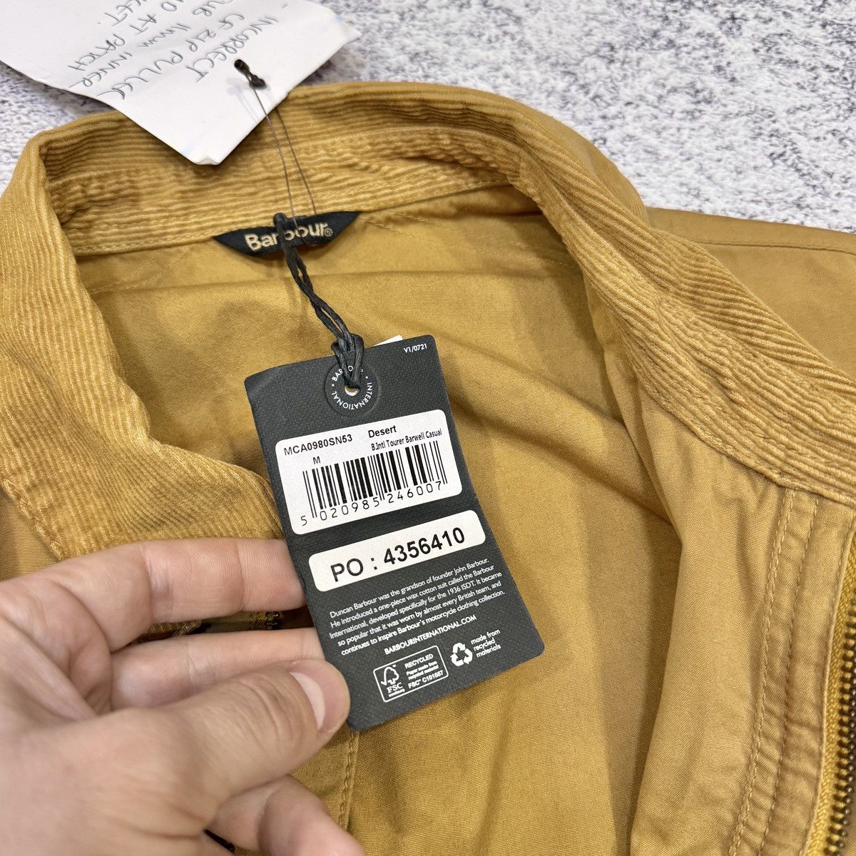 Barbour Barbour Intl Tourer Barwell Casual Jacket Desert M size Size US M / EU 48-50 / 2 - 7 Thumbnail